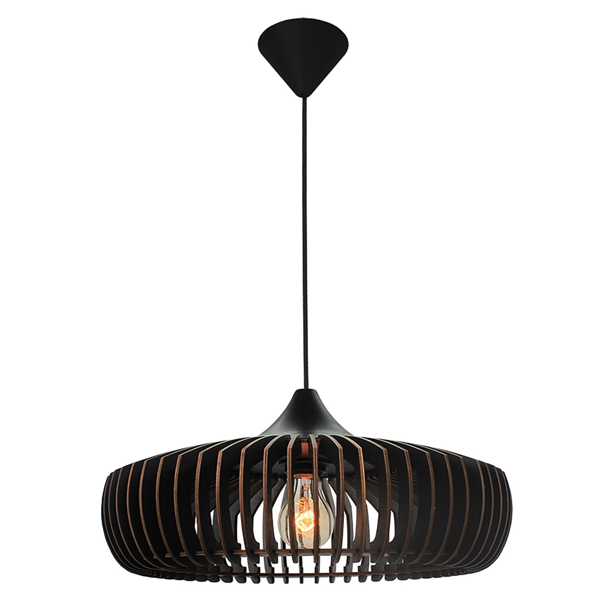 FocusLight Rio - Pendant lamp - Black - Ø46 cm