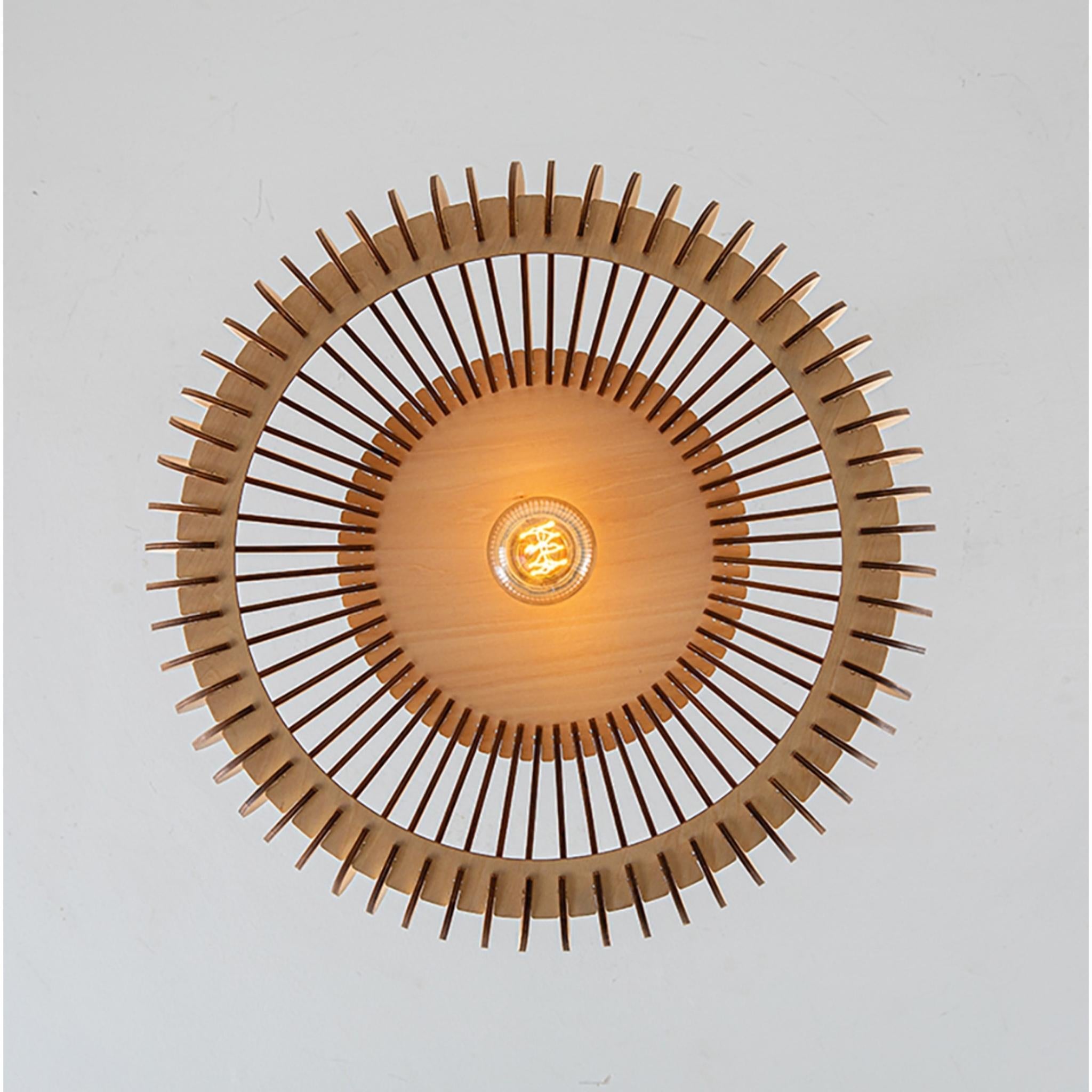 FocusLight Rio - Pendant lamp - Wood - Ø46 cm