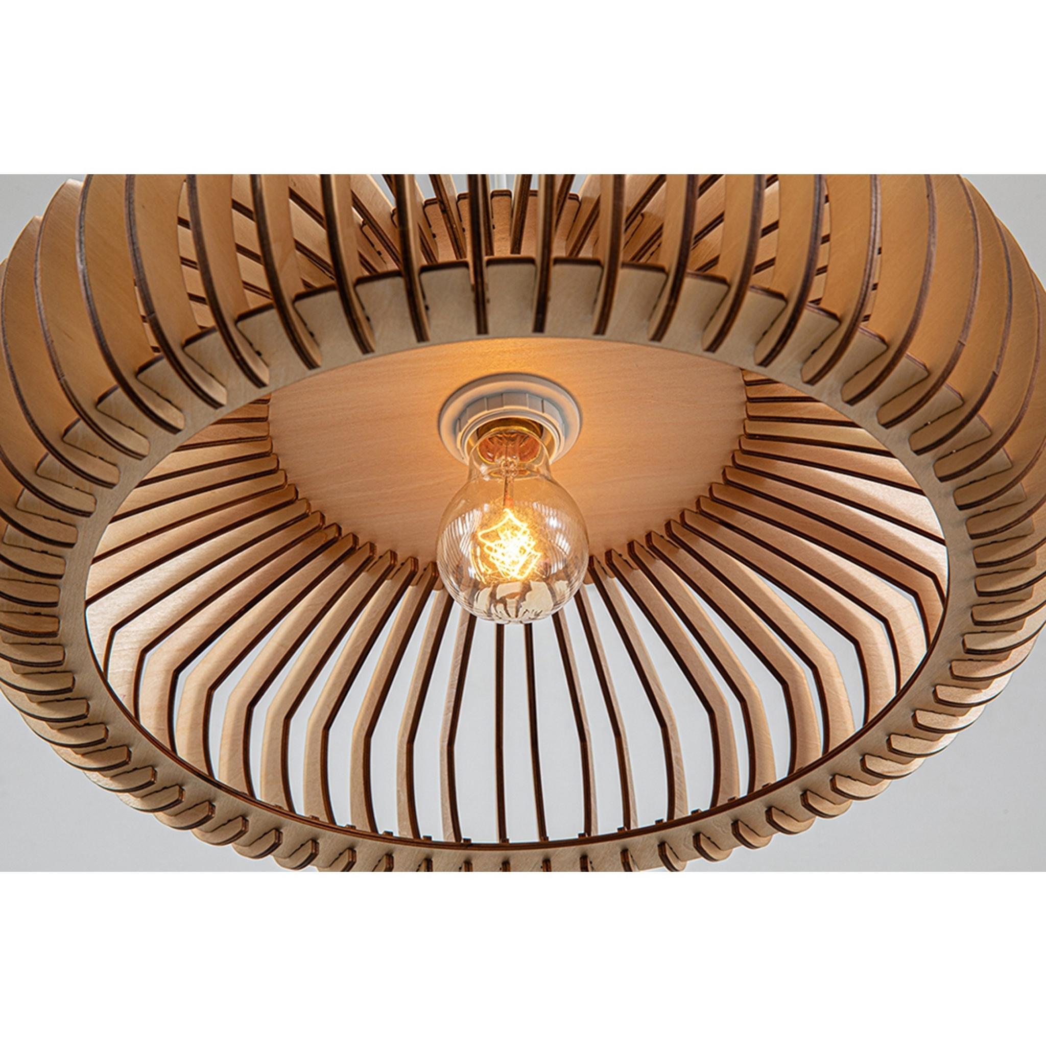 FocusLight Rio - Pendant lamp - Wood - Ø46 cm