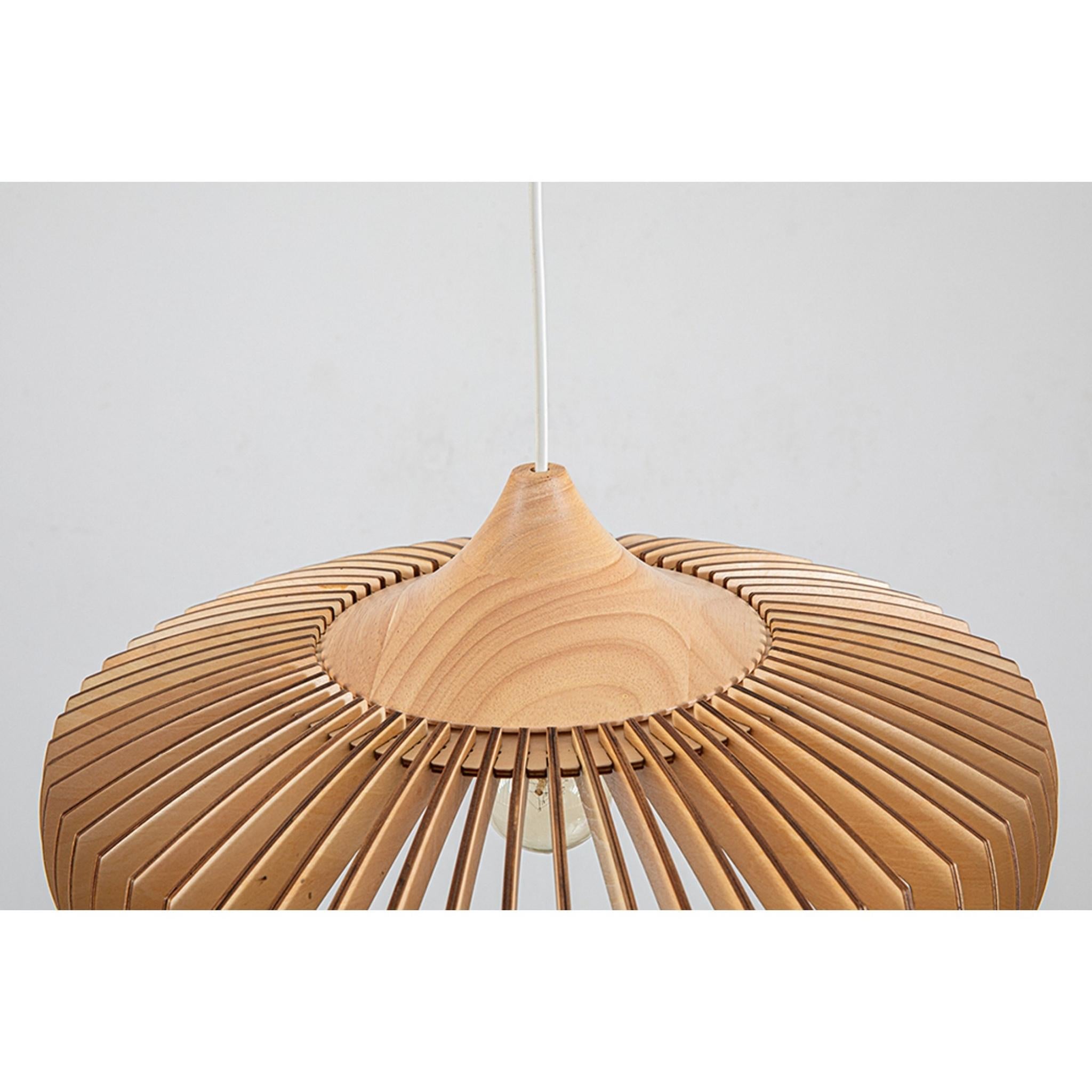 FocusLight Rio - Pendant lamp - Wood - Ø46 cm