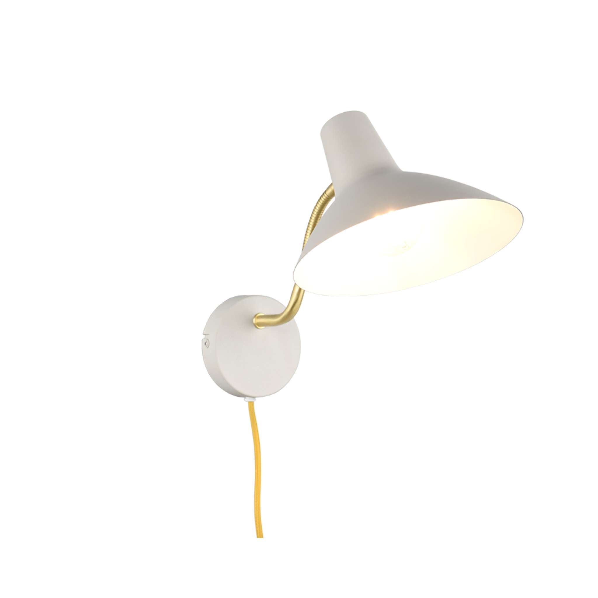TRIO Traveller Wall light E27 - warm gray/gold