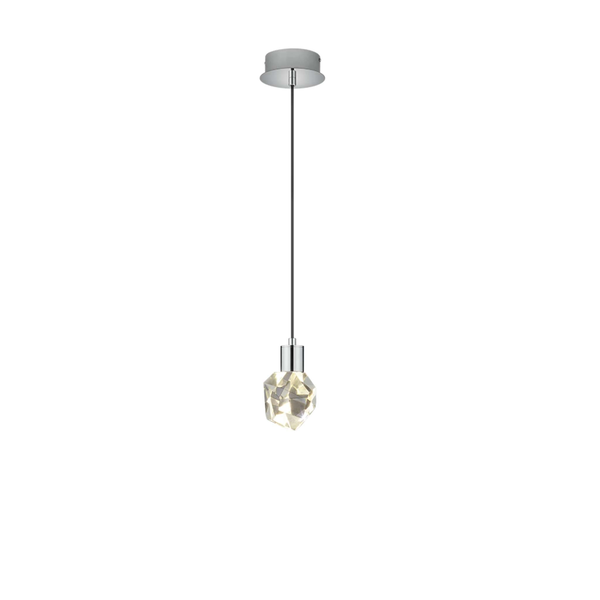 TRIO Verano LED Pendant light 1-piece - clear