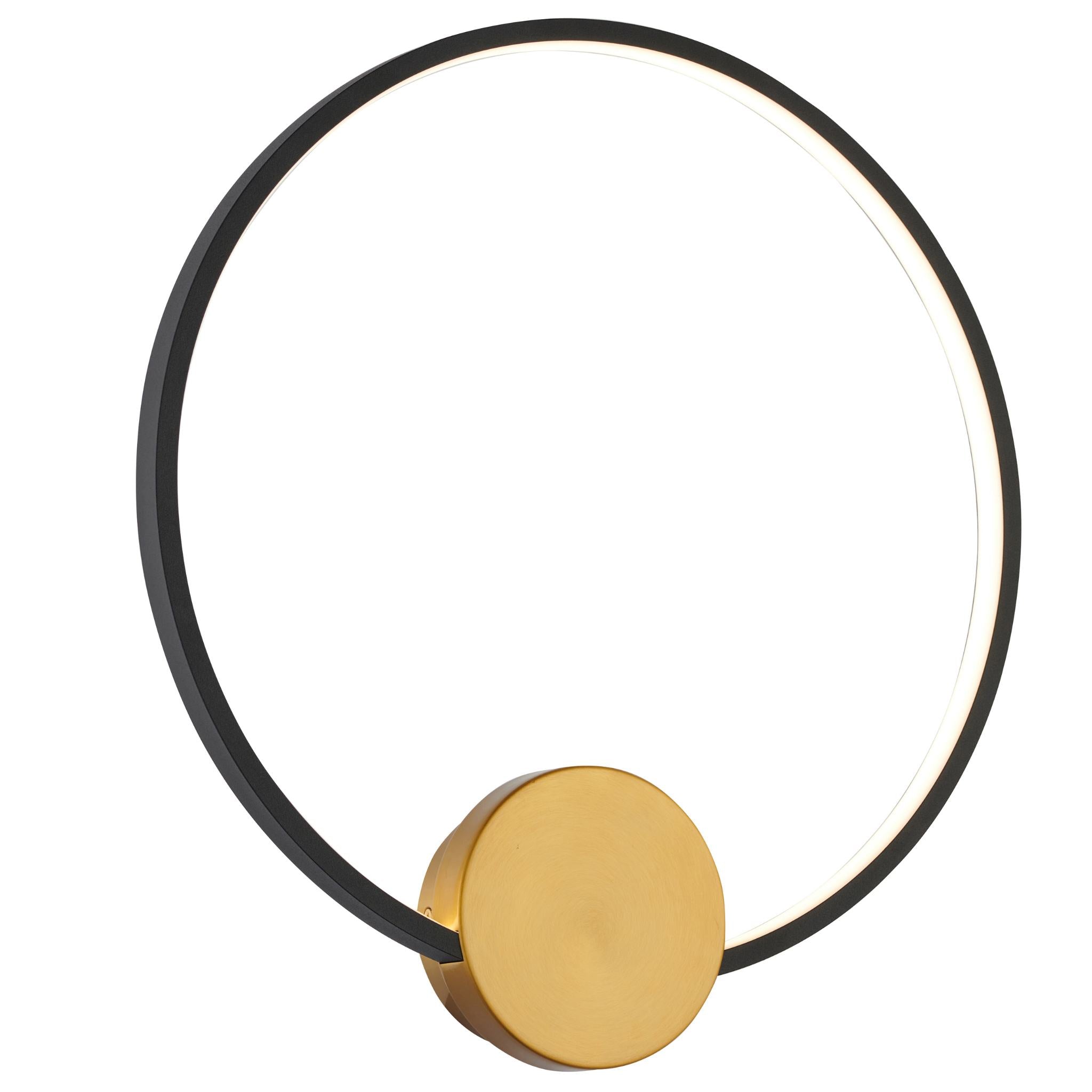Condida - 241111-32 - LED wall light - brass/sand black