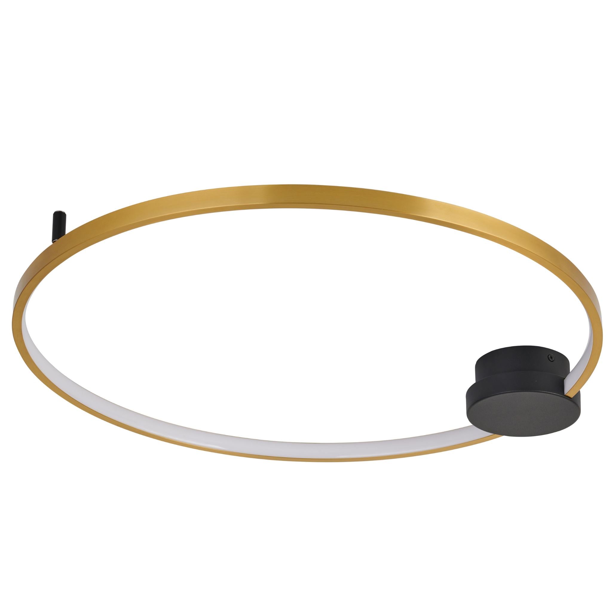 Condida - 641101-30 - LED ceiling light - sand black/brass