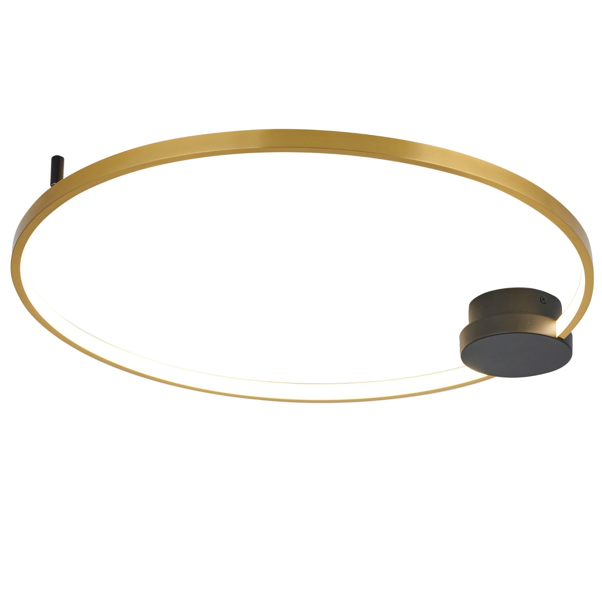 Condida - 641101-30 - LED ceiling light - sand black/brass