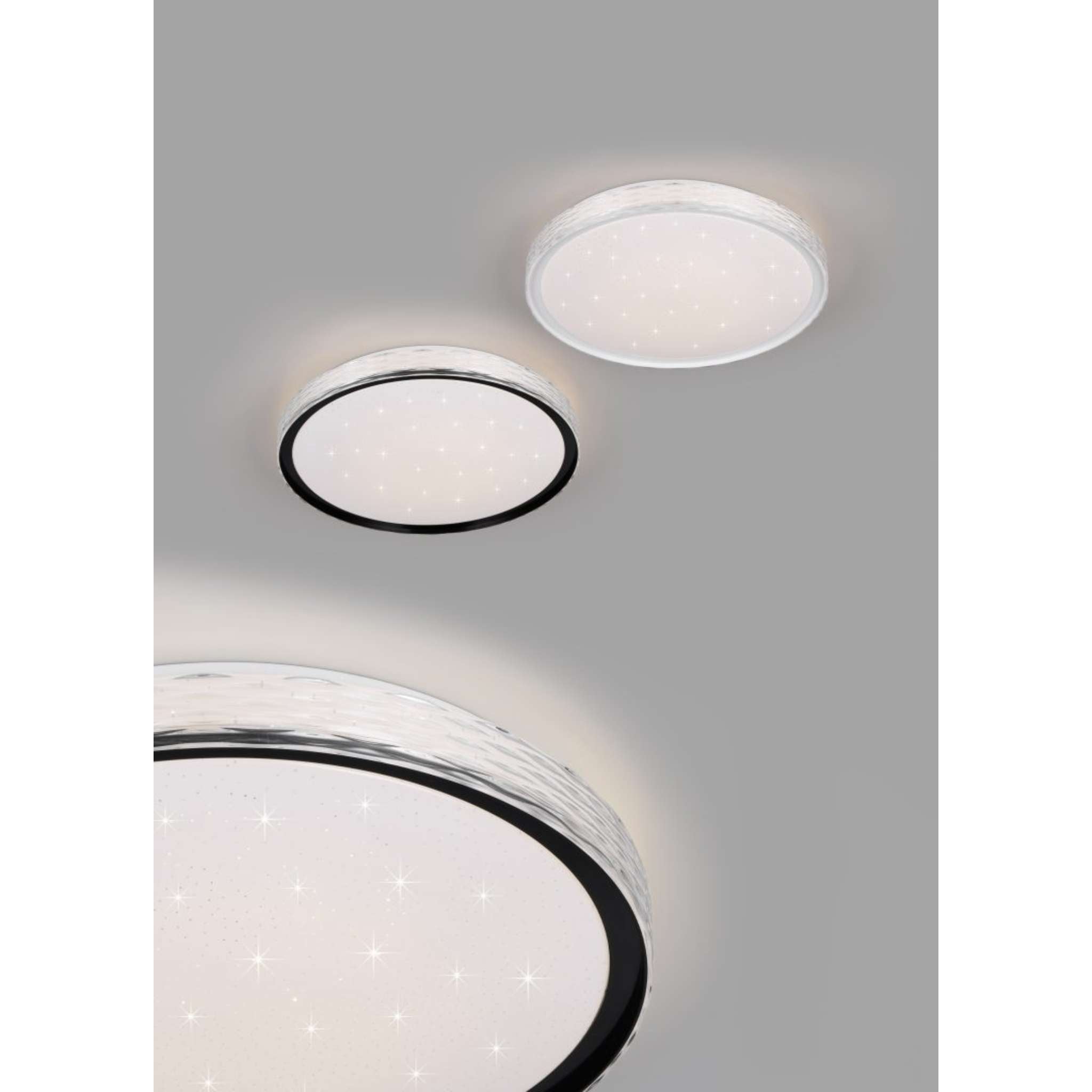 TRIO Varda LED kattovalaisin 39 cm - valkoinen