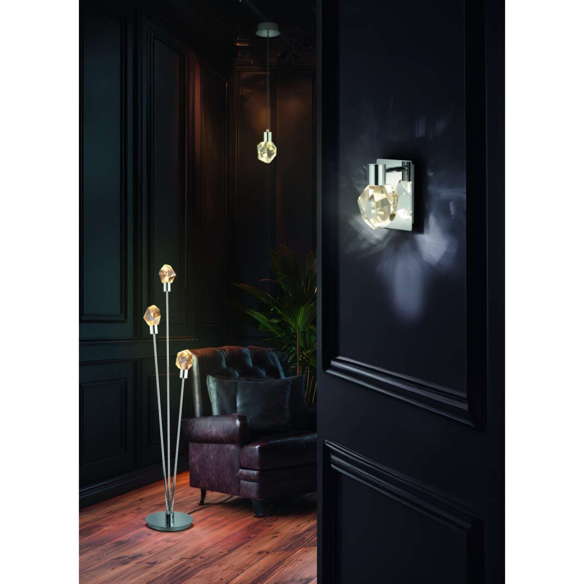 TRIO Verano LED Pendant light 1-piece - clear