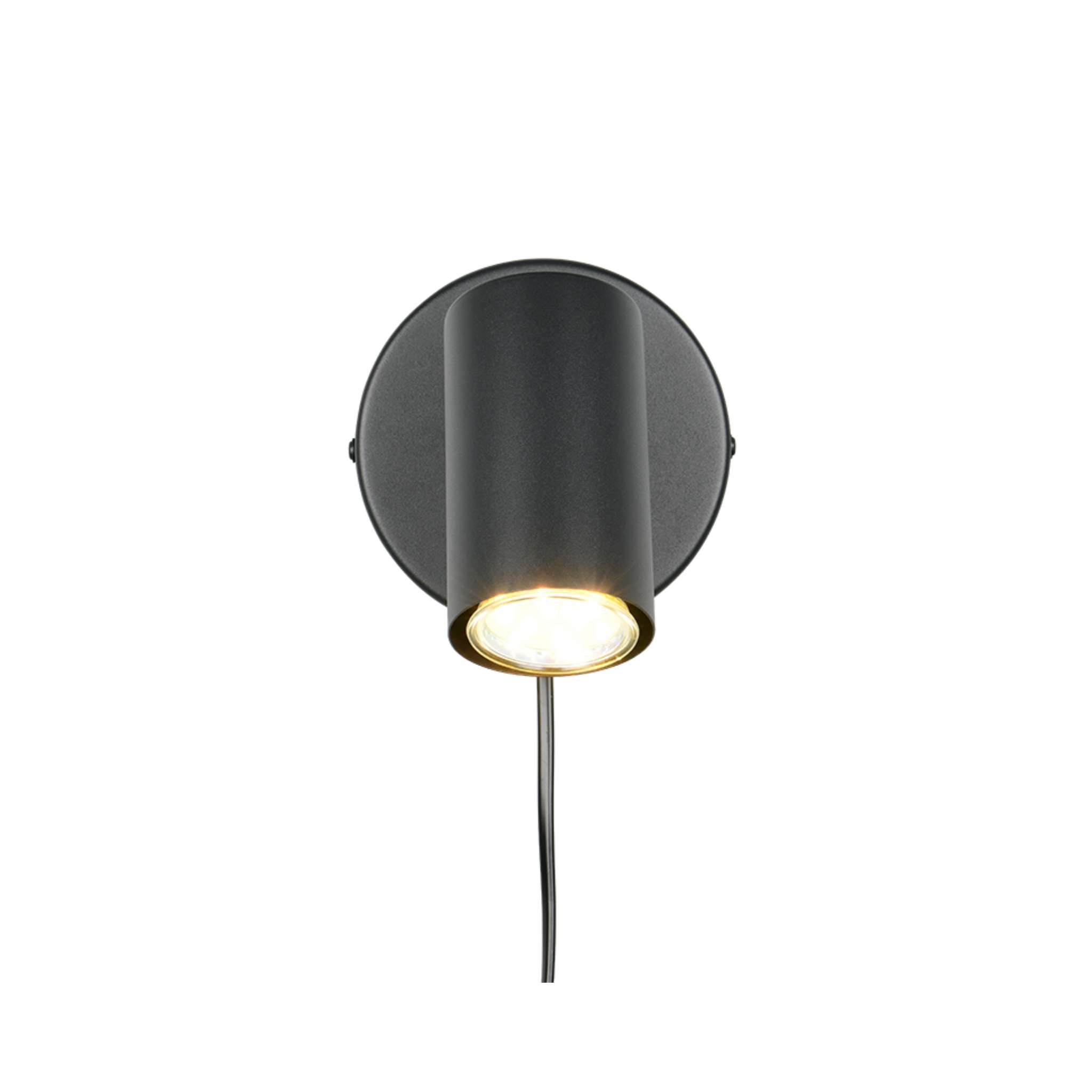 TRIO Marlina spotlight 1-part GU10 - matte black SCANDI