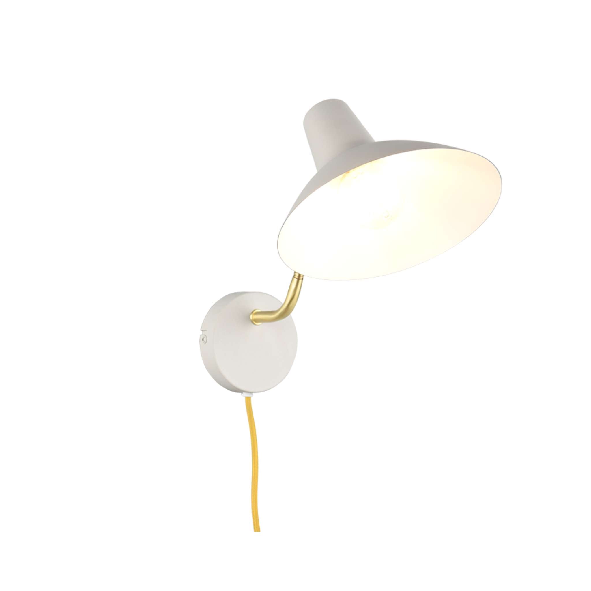 TRIO Traveller Wall light E27 - warm gray/gold