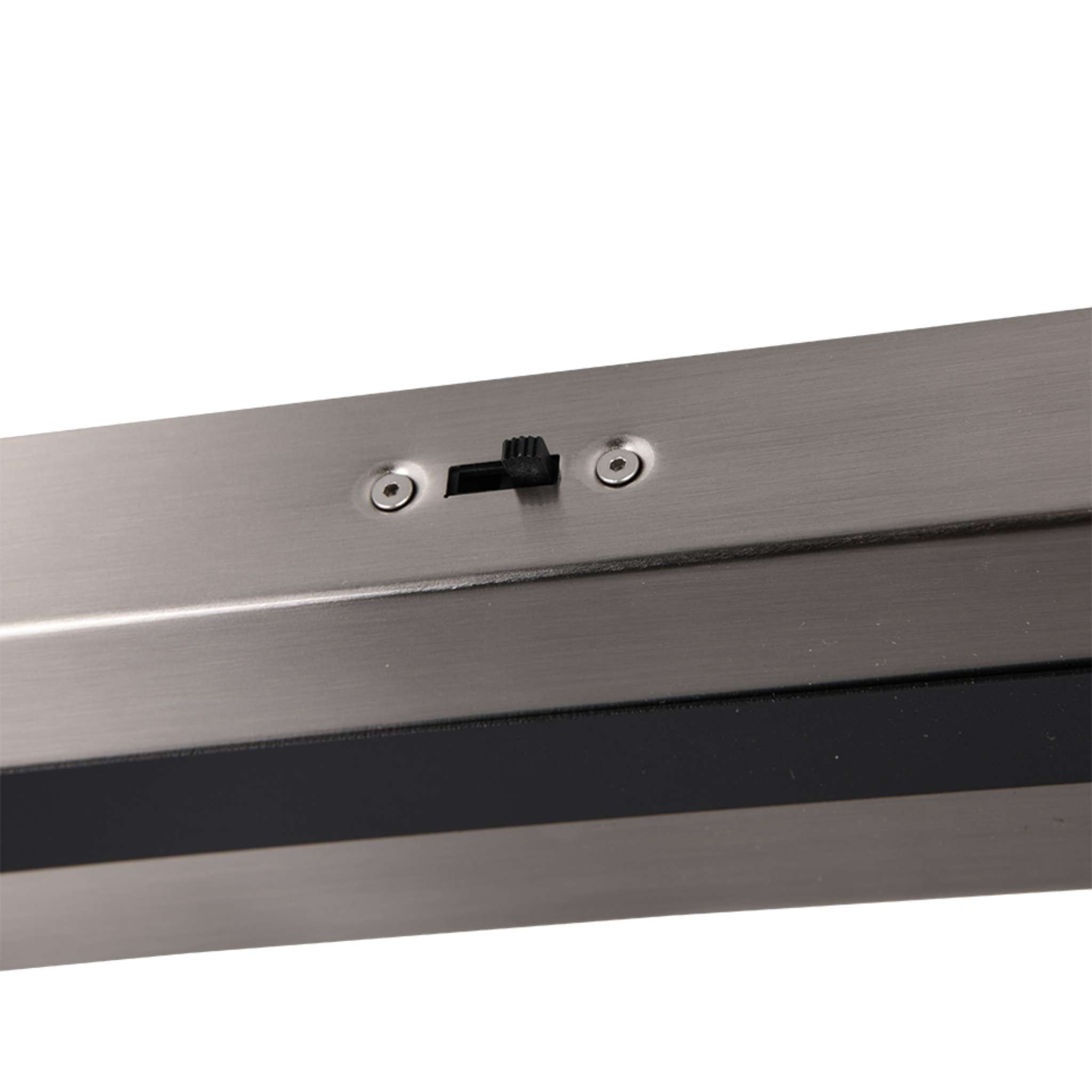 TRIO Ikaris LED spotlight 2-piece - brushed steel/matte black