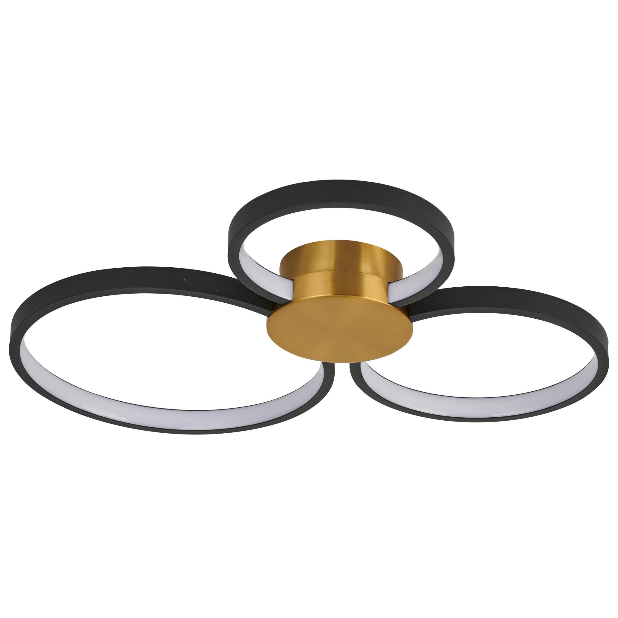 Condida - 641103-32 - LED ceiling light - brass/sand black