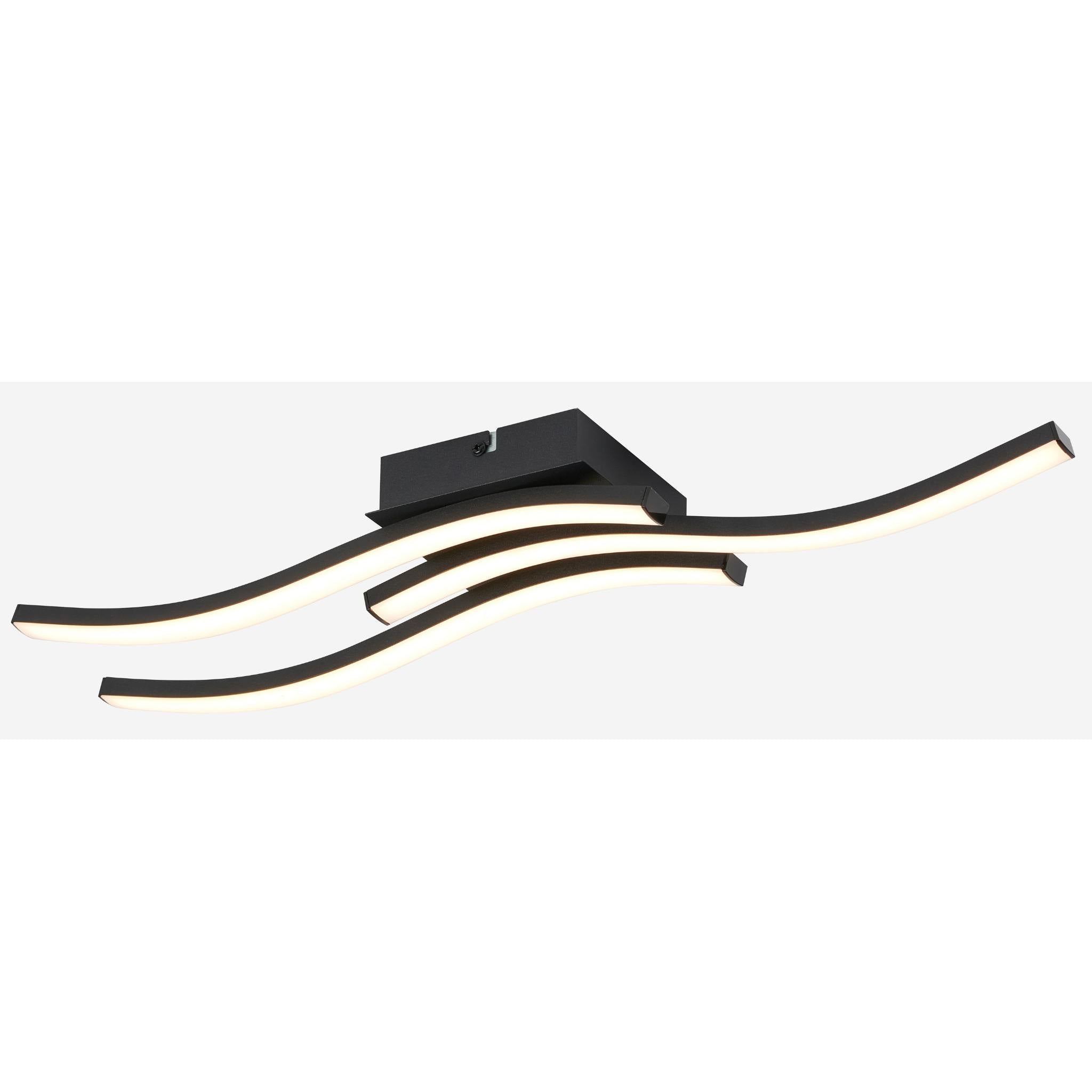 Bradox 644803-30 - Ceiling lamp - Sand black/White