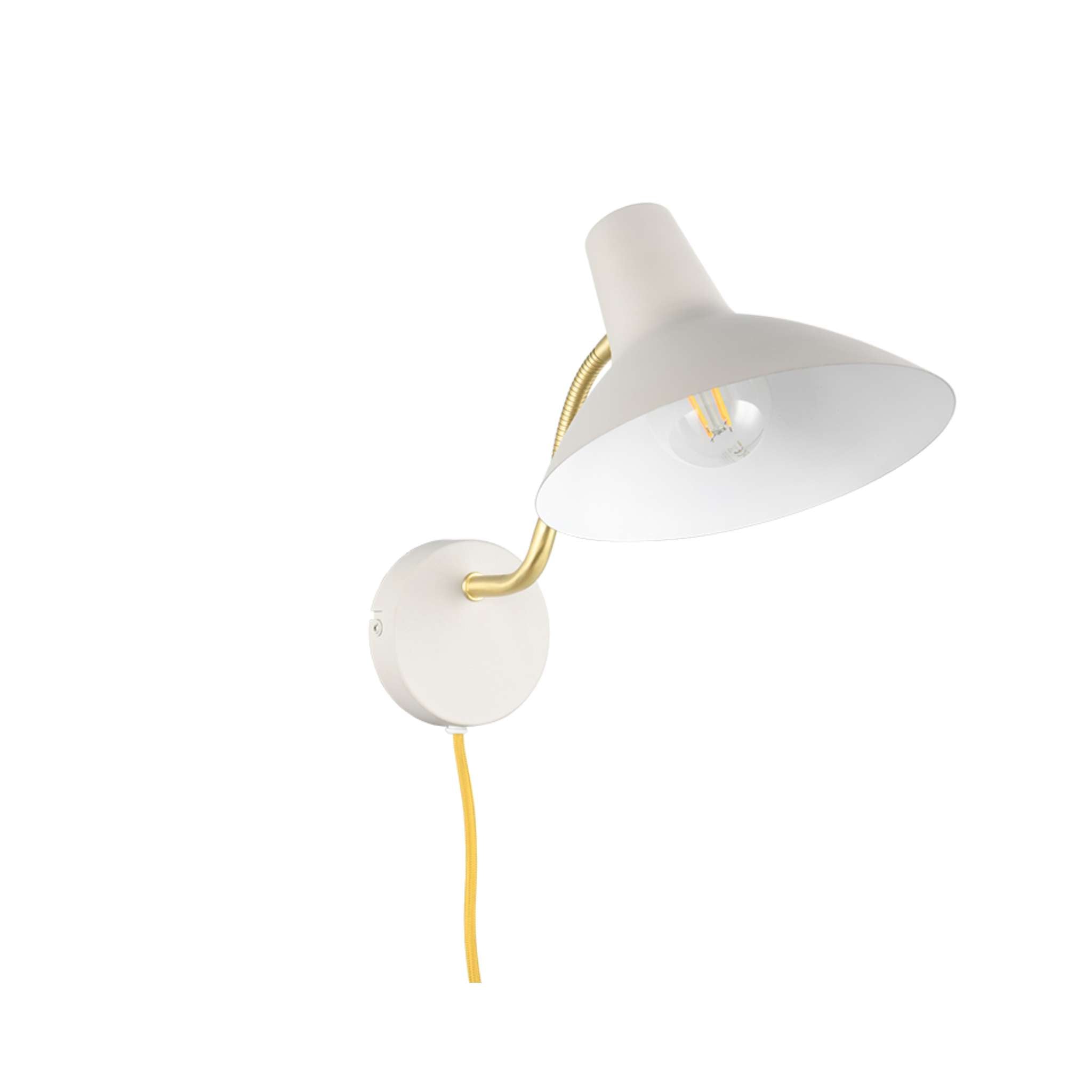 TRIO Traveller Wall light E27 - warm gray/gold