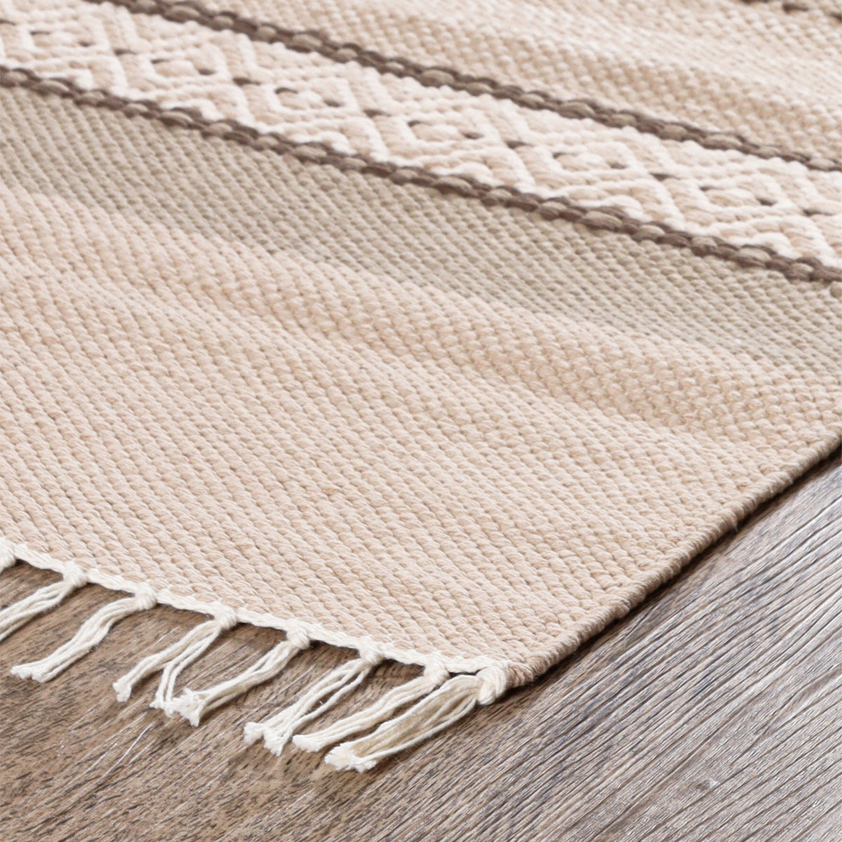 Åby puuvillamatto - beige