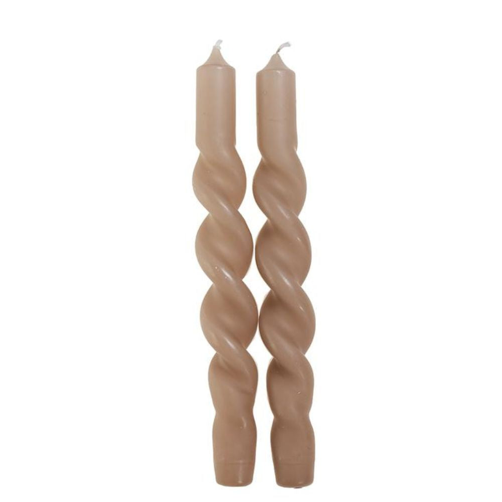 kierrekynttilä beige 20685