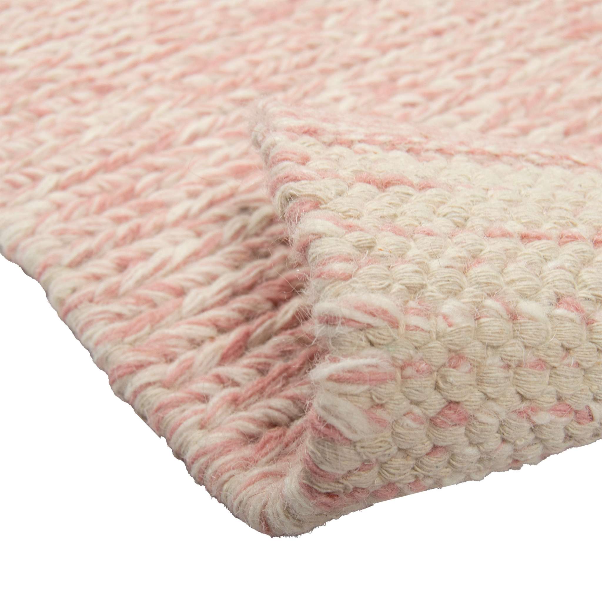 Anna Wool rug - light pink
