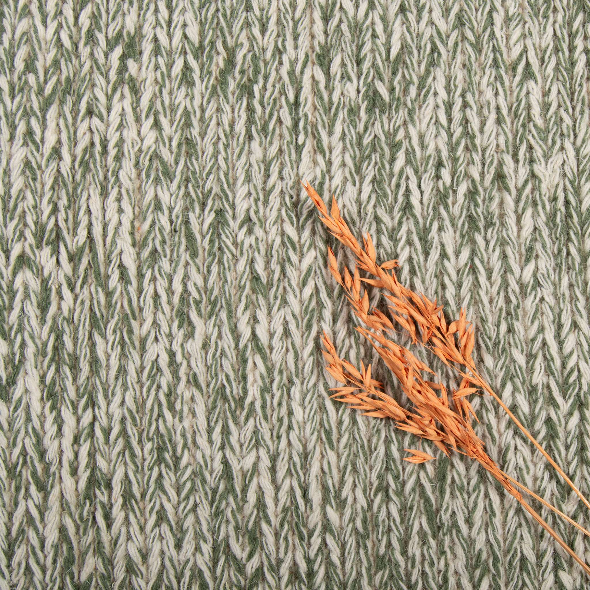 Anna Wool rug - green