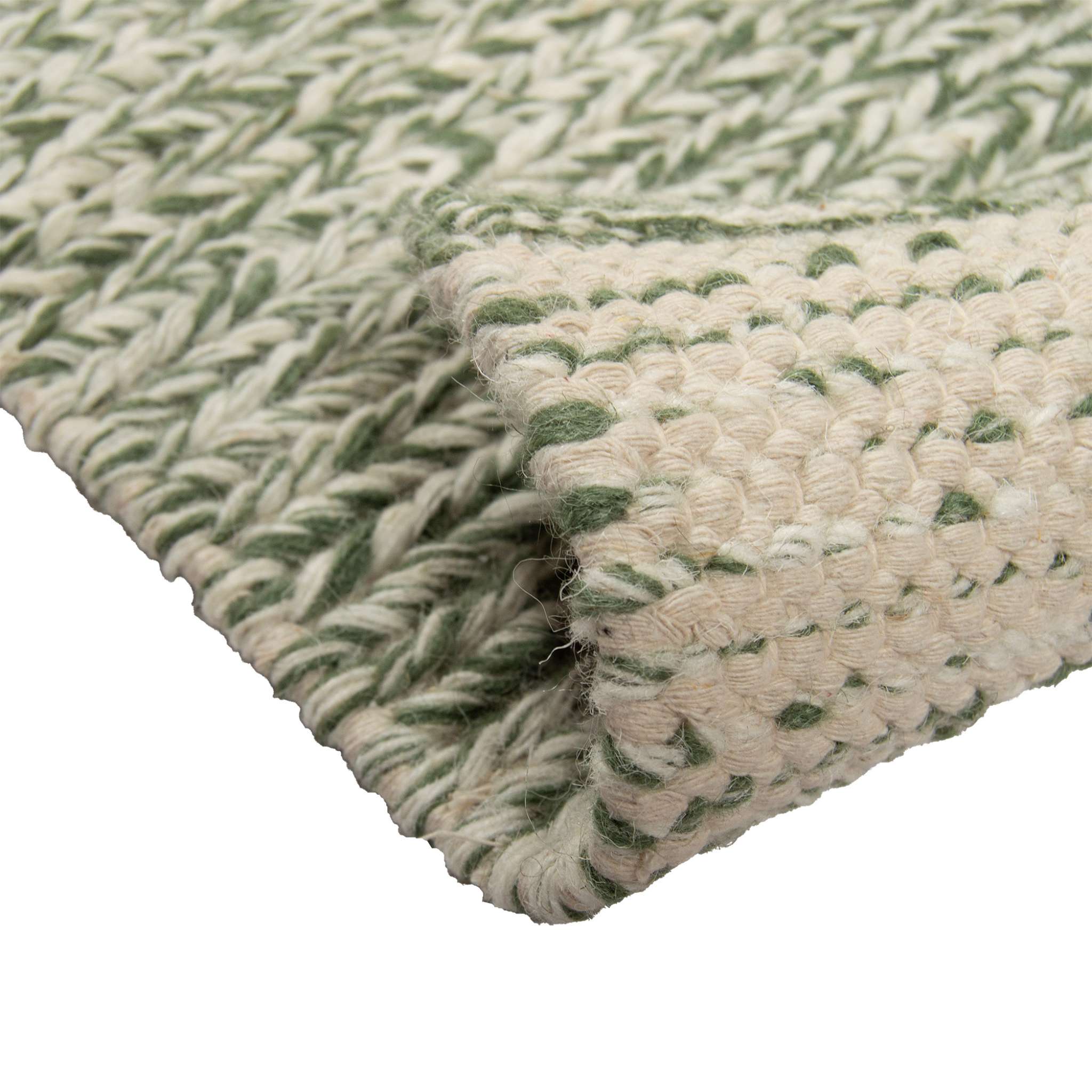 Anna Wool rug - green