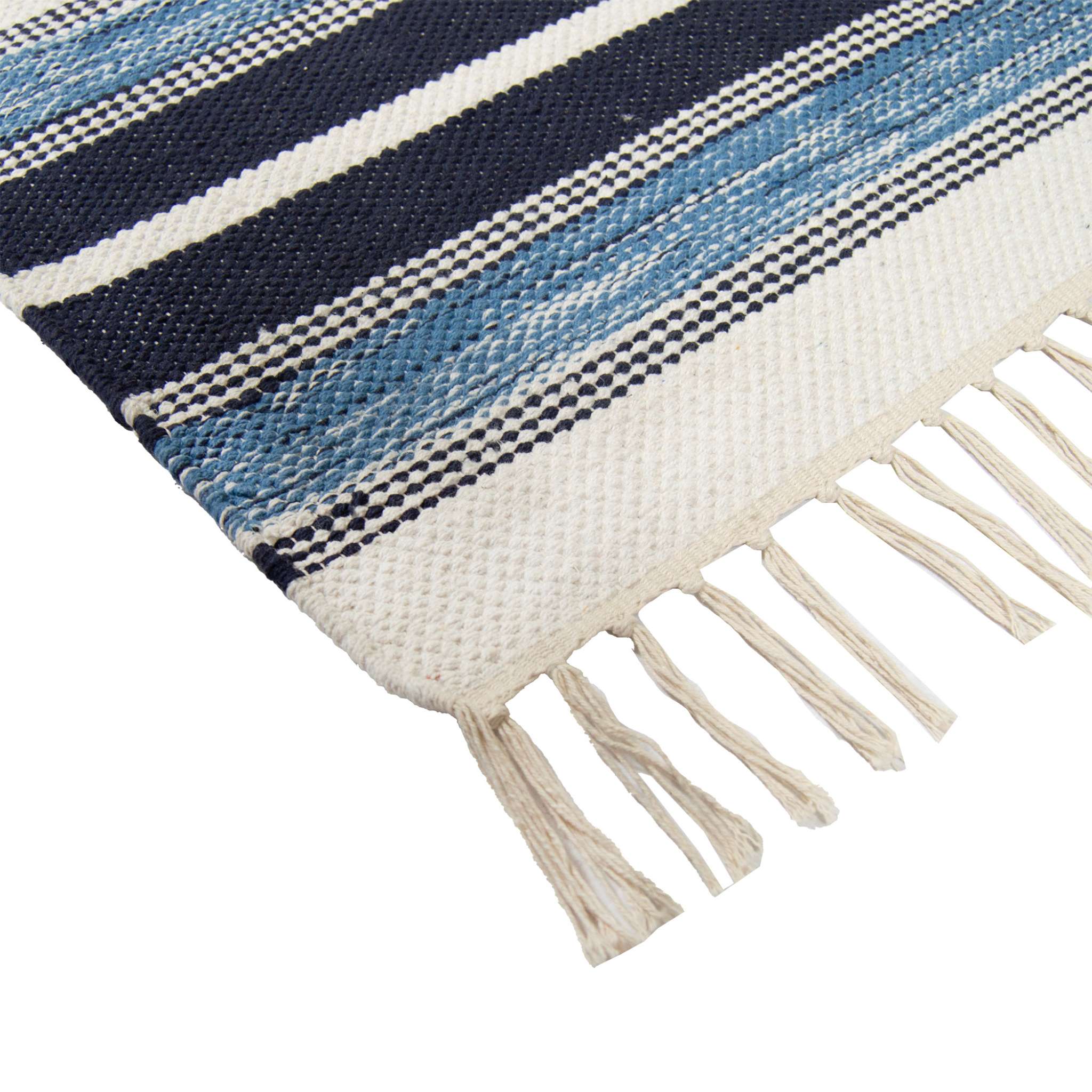 Arne Cotton rug - blue