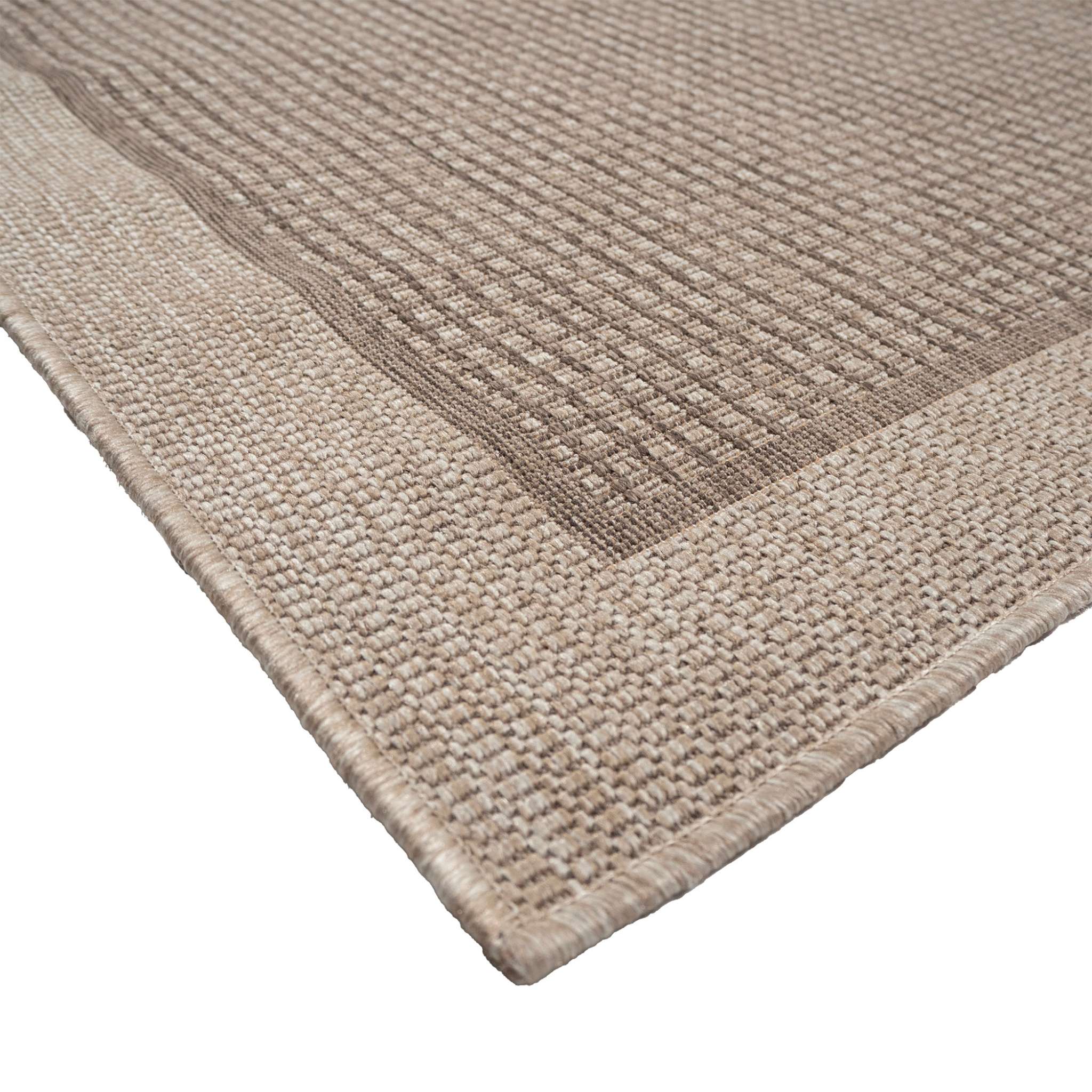Ateena rubber backed Rug - Linen