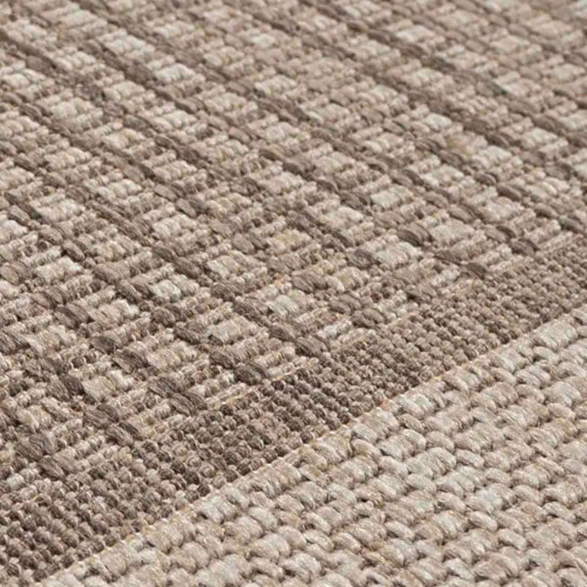 Ateena rubber backed Rug - Linen