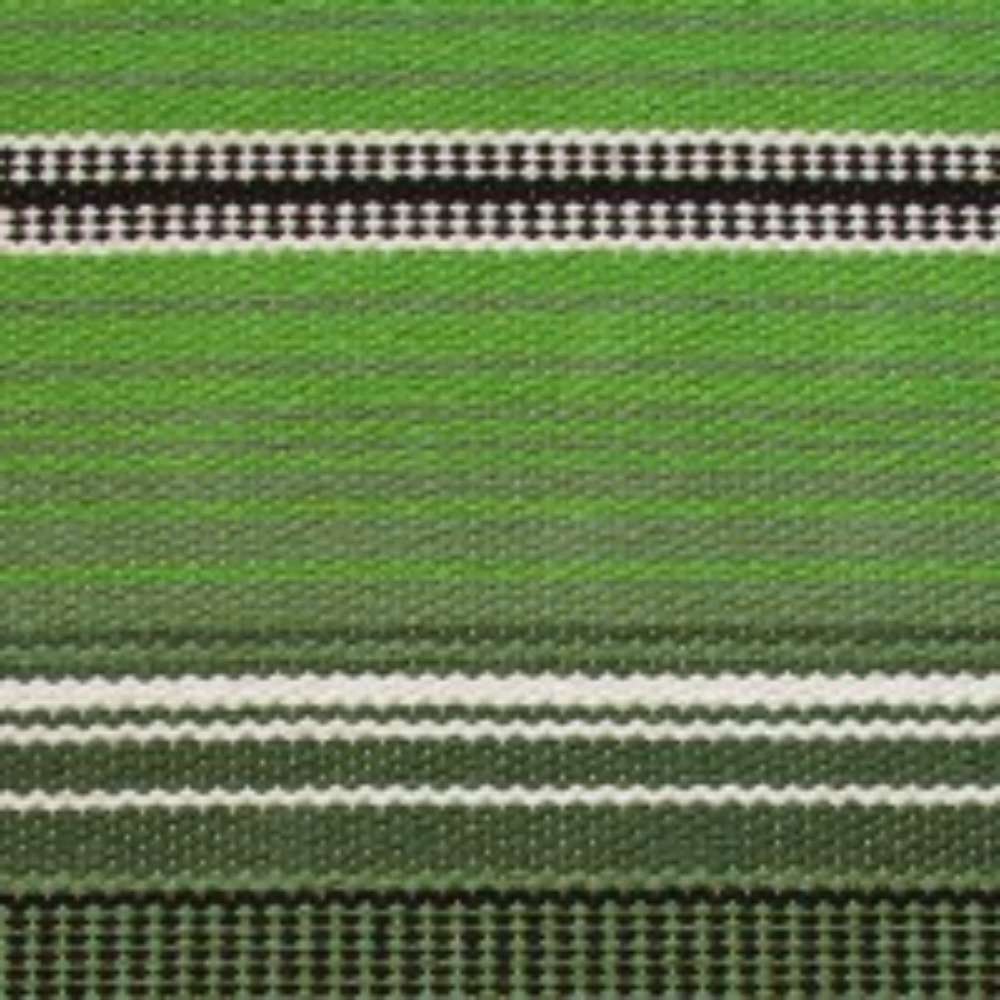 BERTA Cotton rug Roll - green