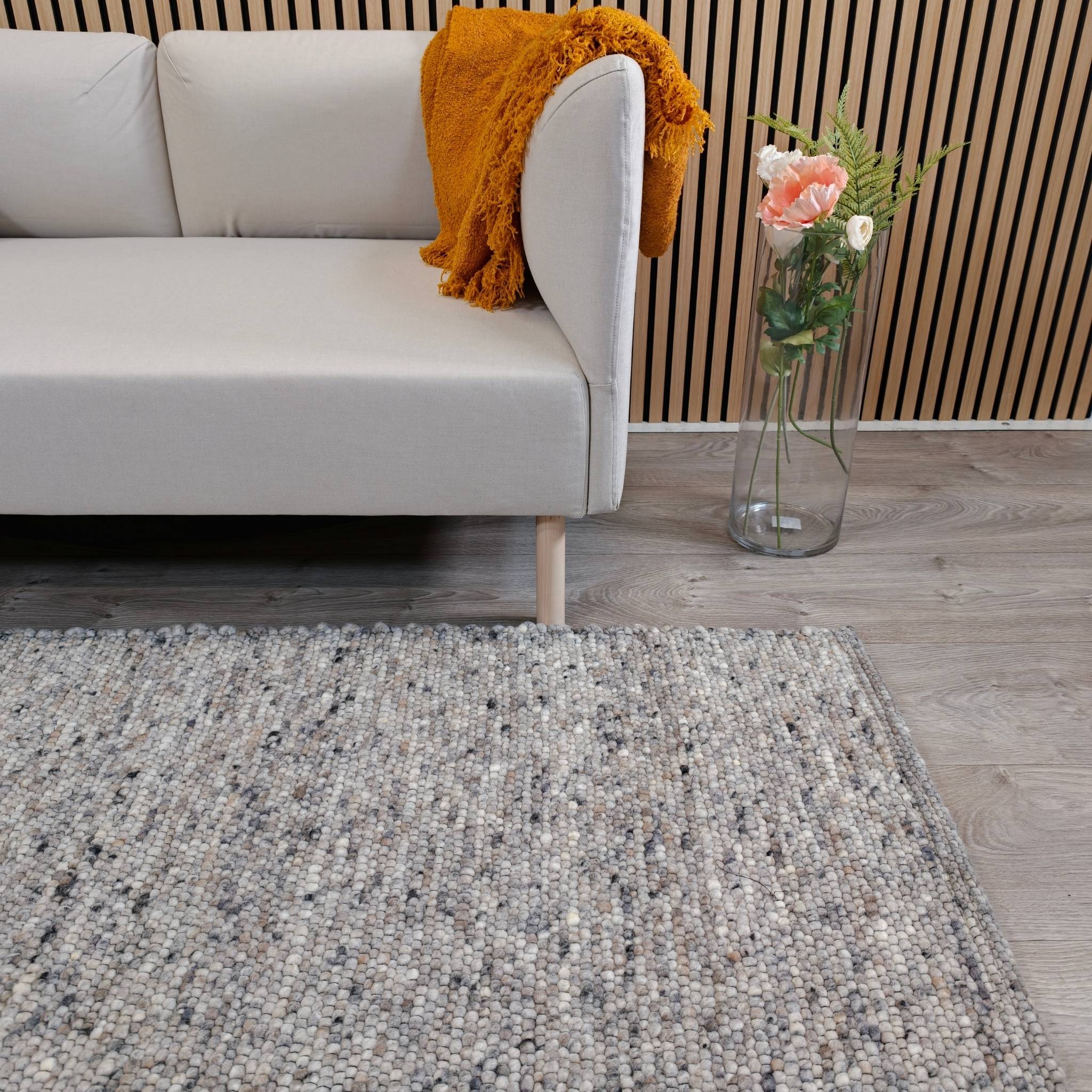Beat Base 136 villamatto, mittatilaus - harmaa-beige