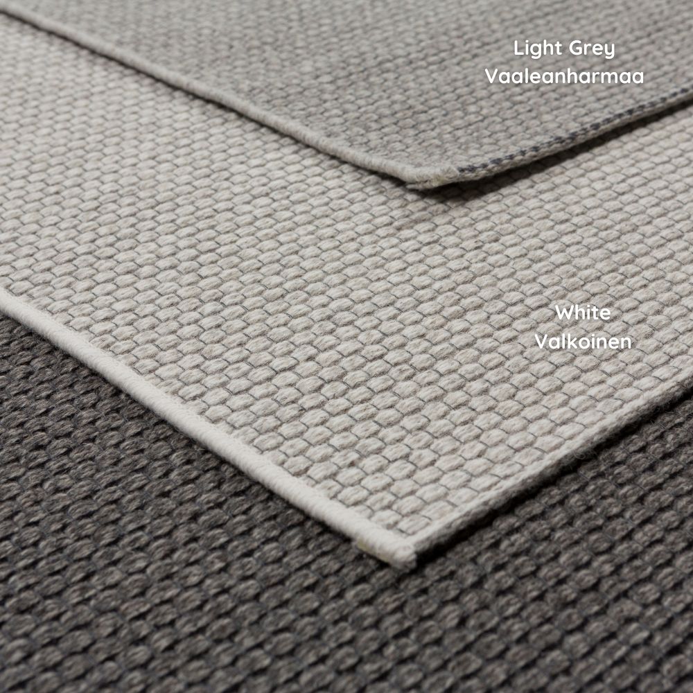 Botnika villamatto Rulla - tummanharmaa.