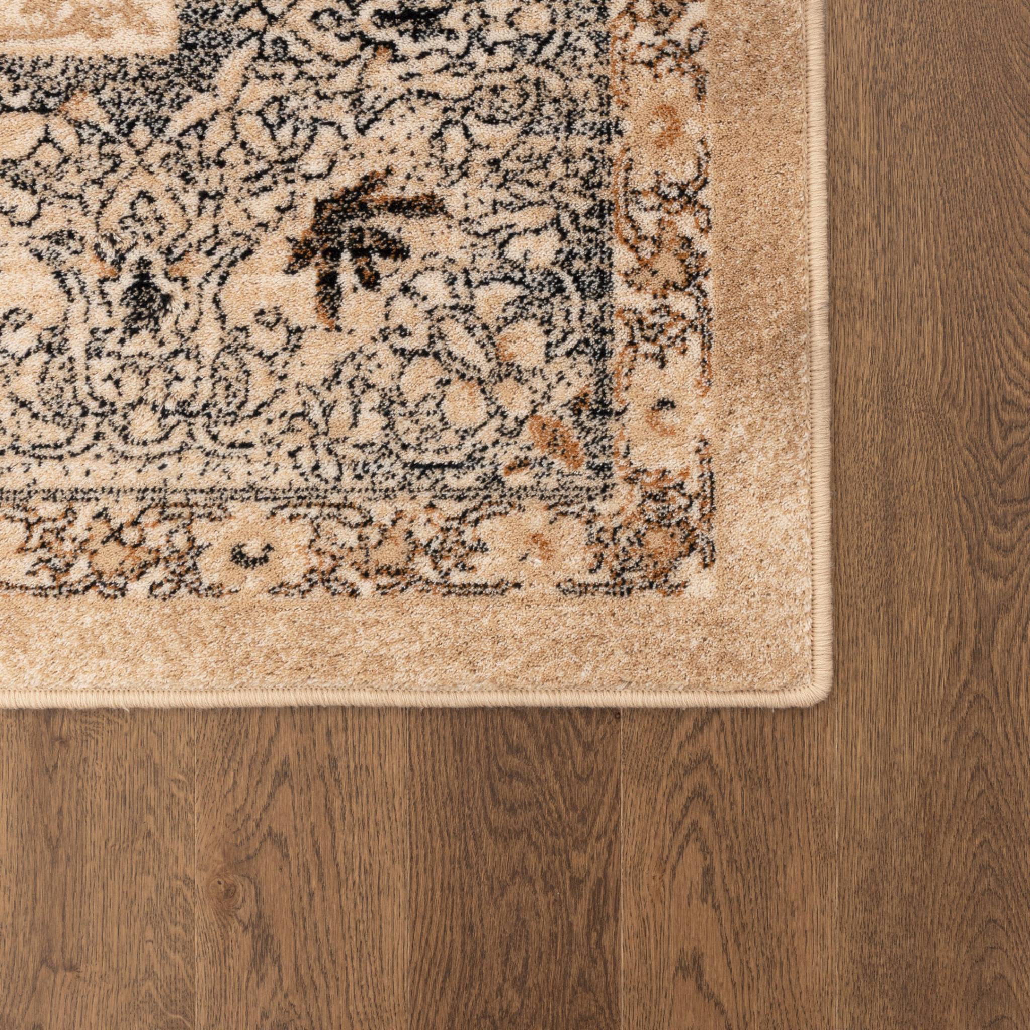 Brenda oriental wool rug - beige