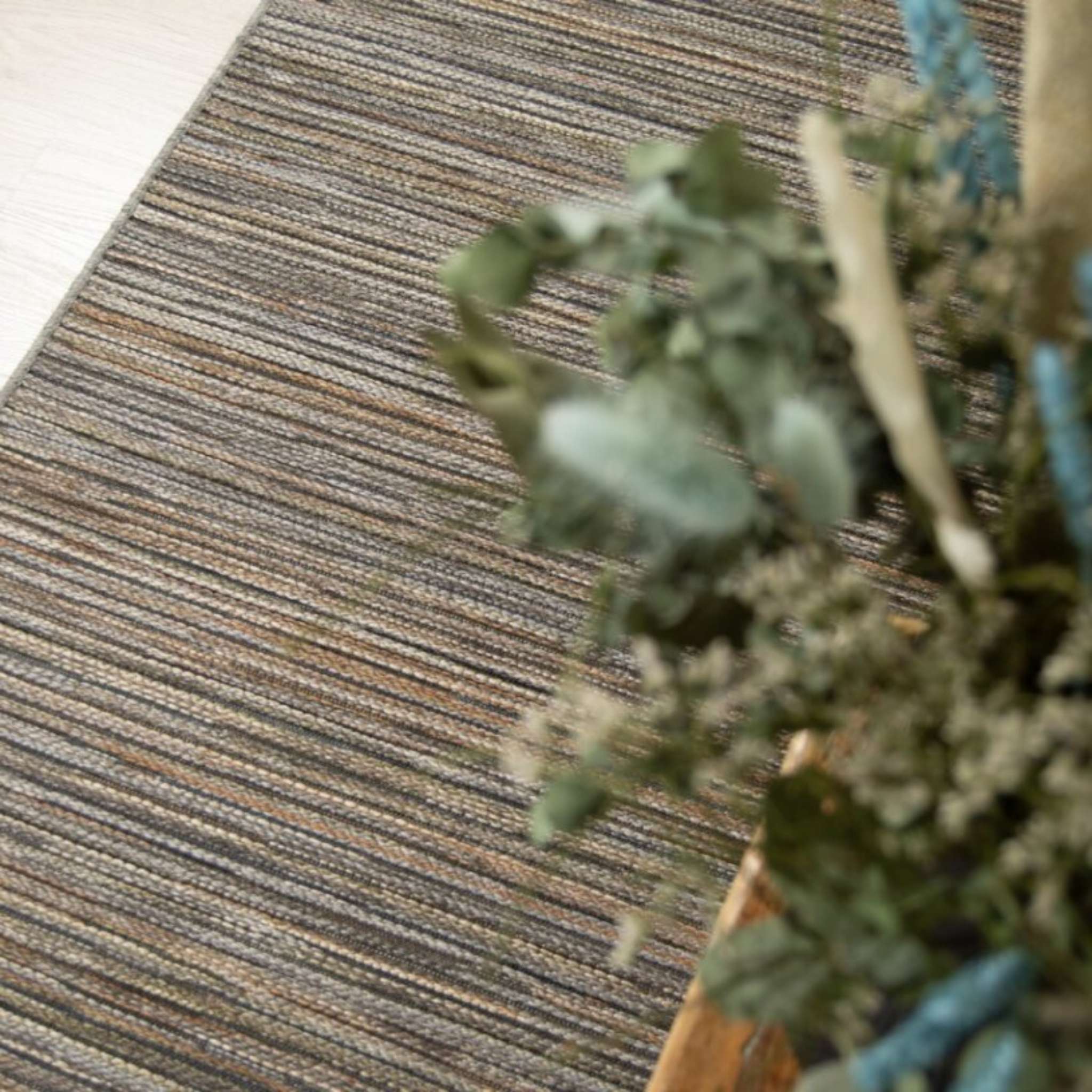 Brighton Runner rug Roll - gray