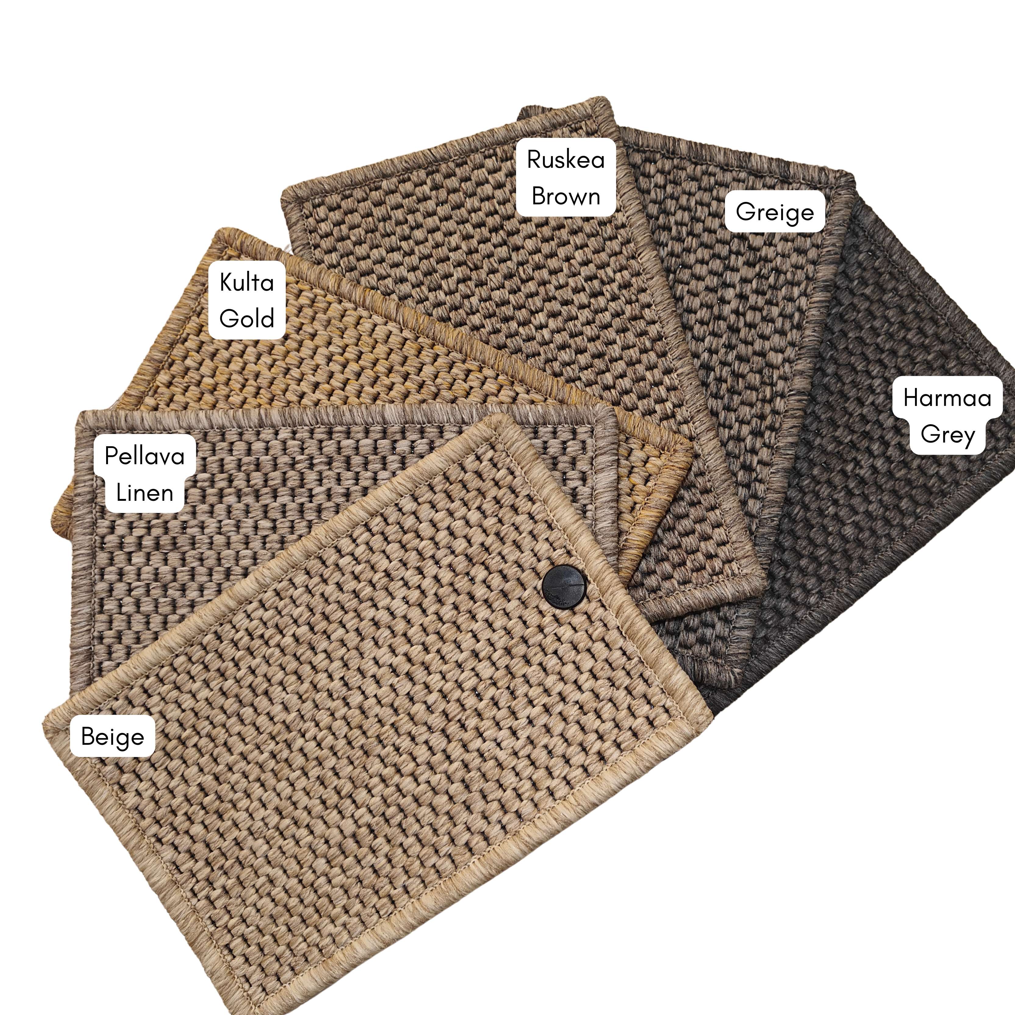 Narma BROOKLYN Flatweave rug, Custom Size - Gold