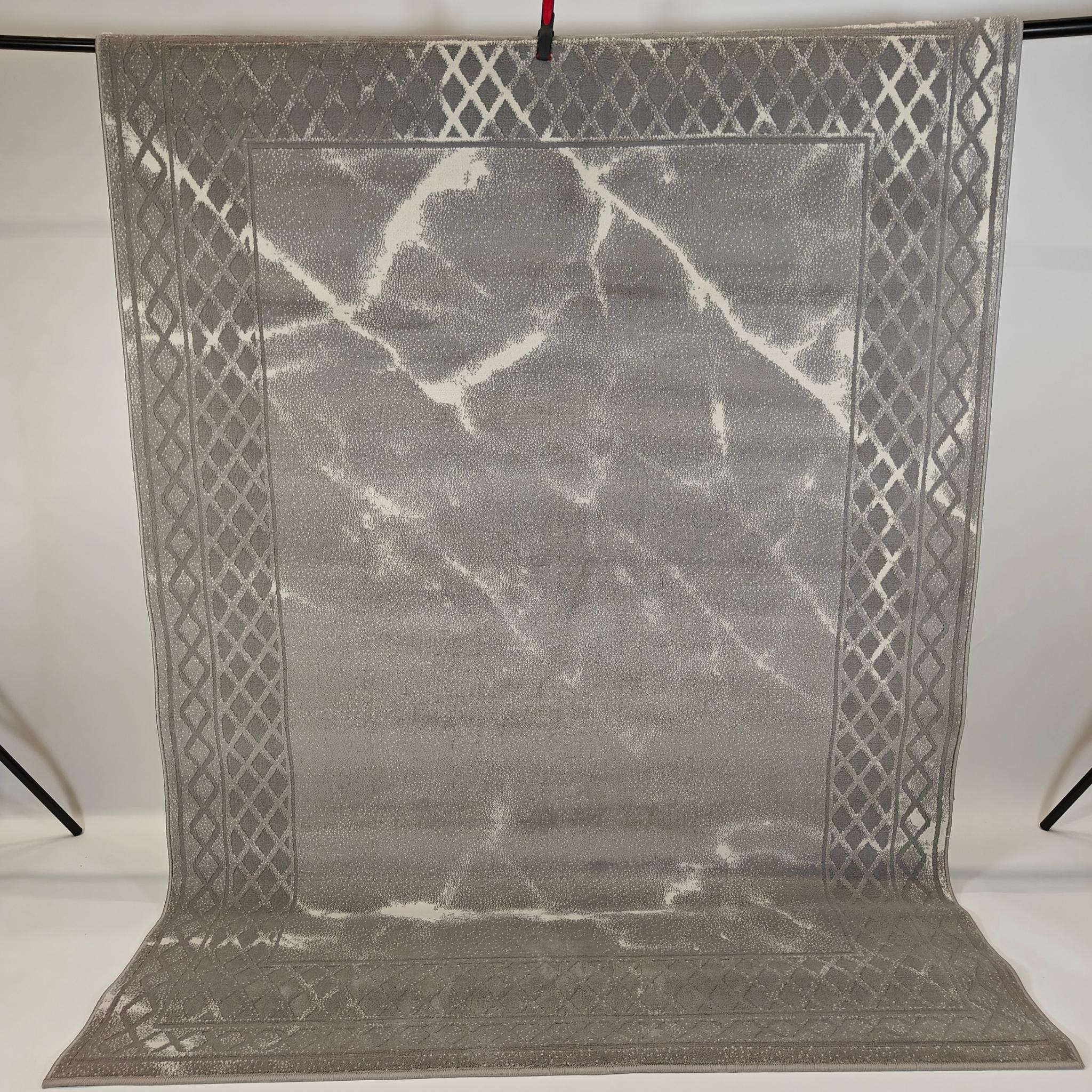BRULI szary low pile Rug - gray