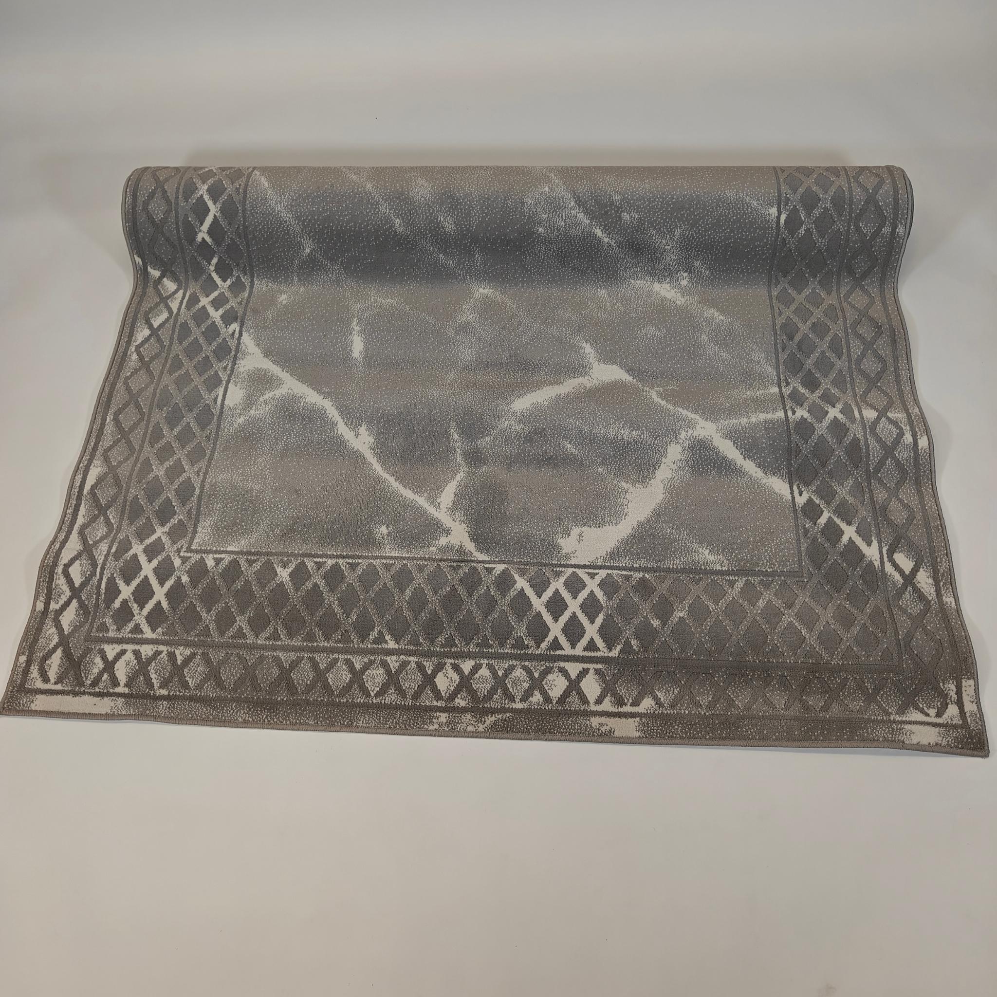 BRULI szary low pile Rug - gray