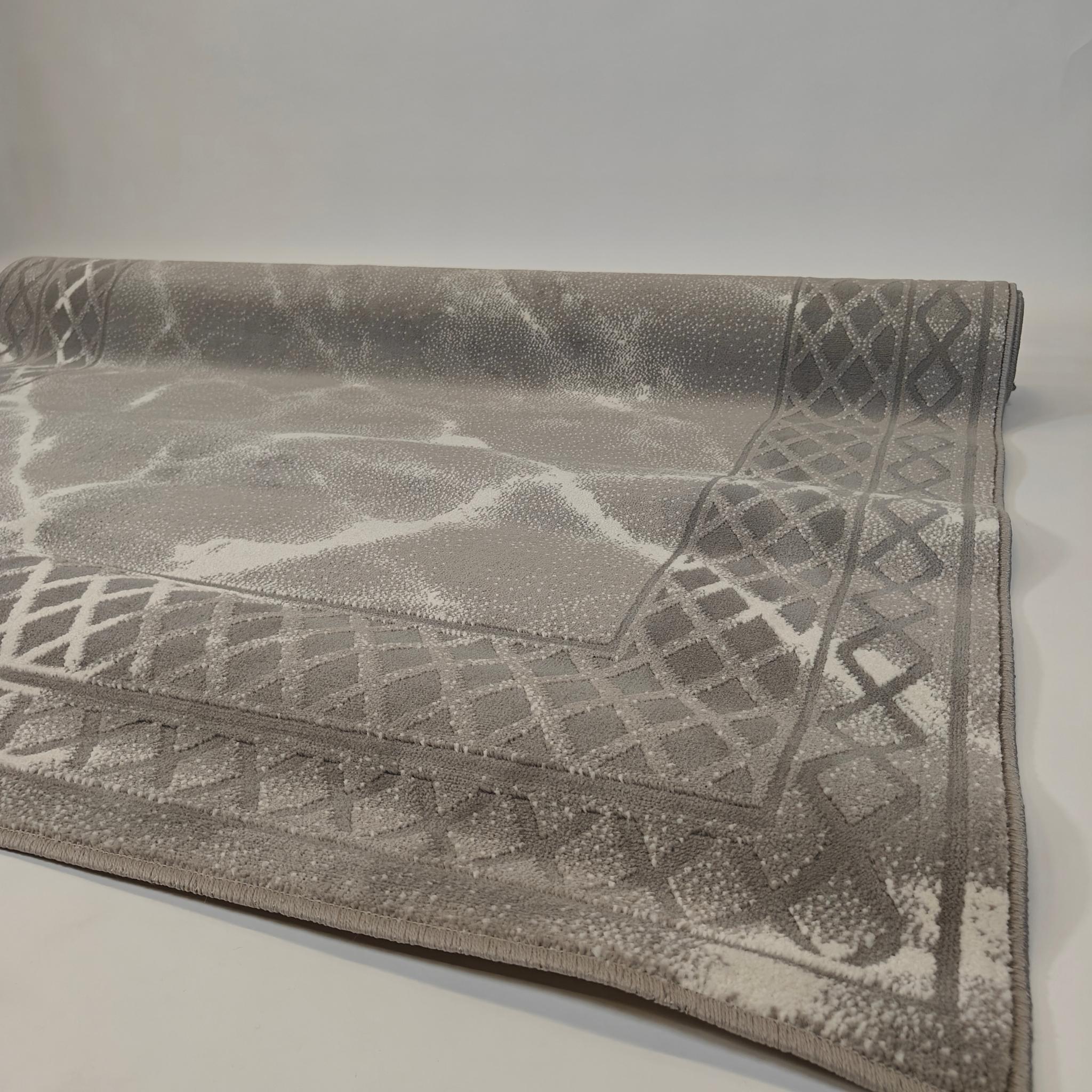 BRULI szary low pile Rug - gray