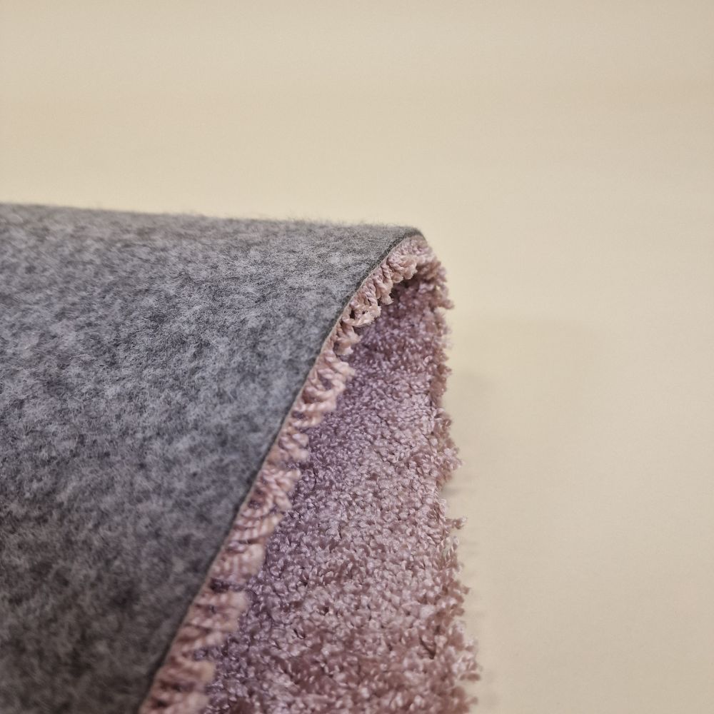 Cozy lyhytnukkainen matto - roosa.