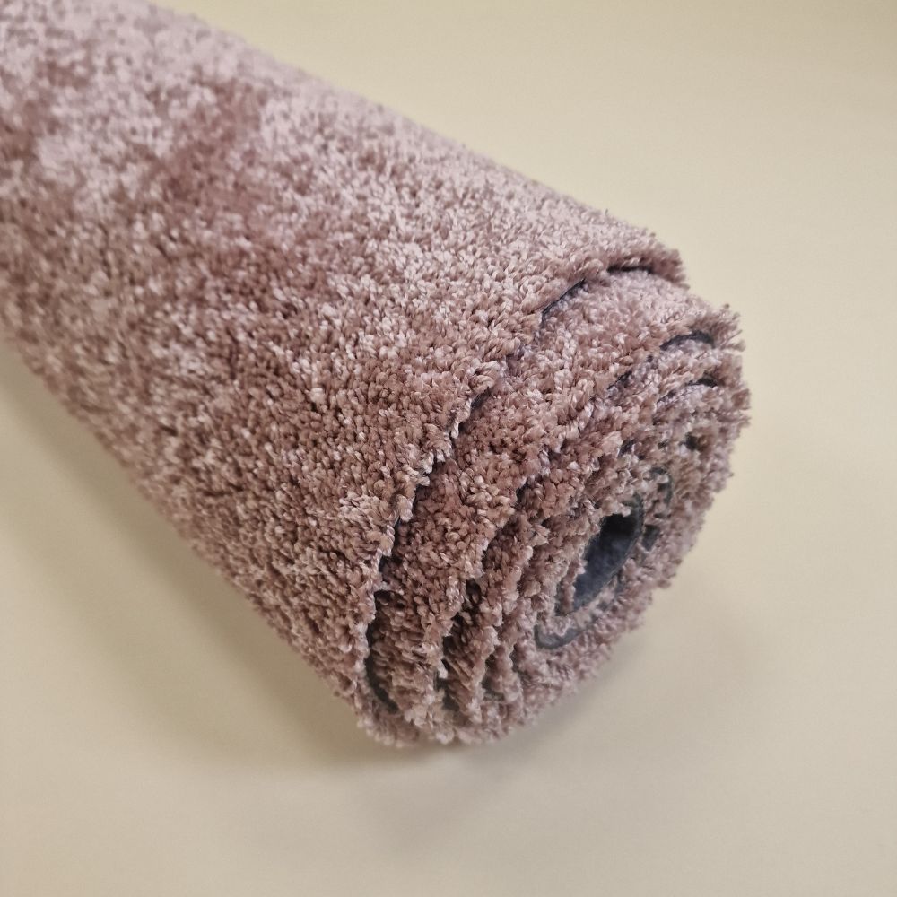 Cozy lyhytnukkainen matto - roosa.
