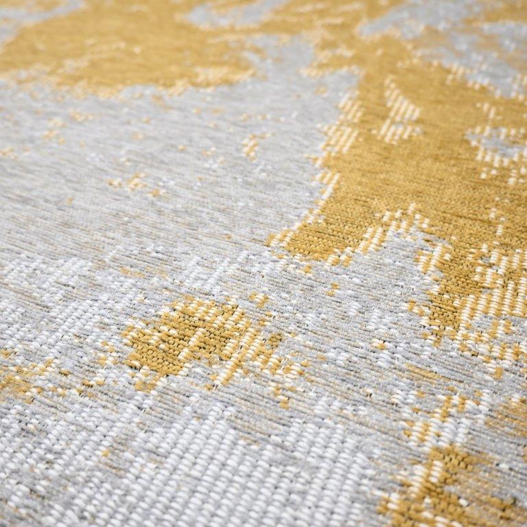 Carissa sileäksi kudottu matto - okra.