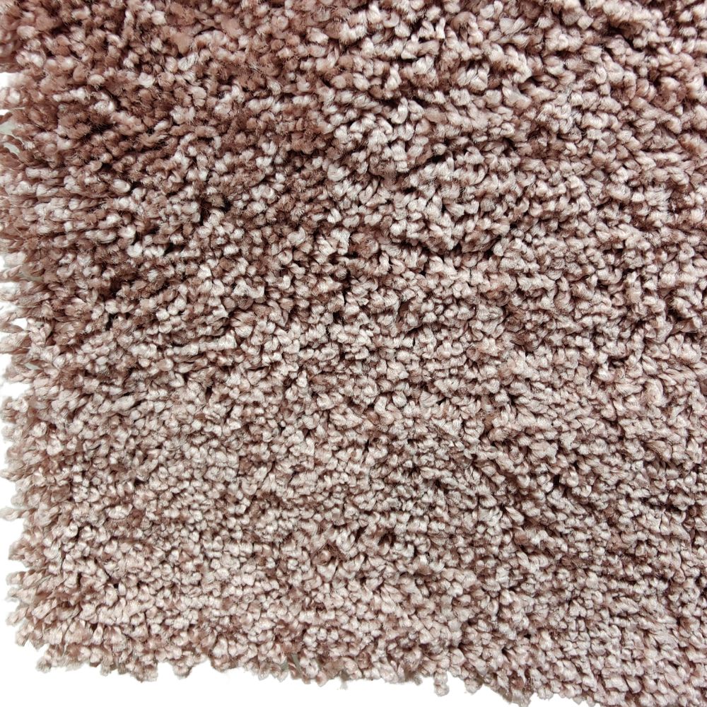 Cozy lyhytnukkainen matto - roosa.