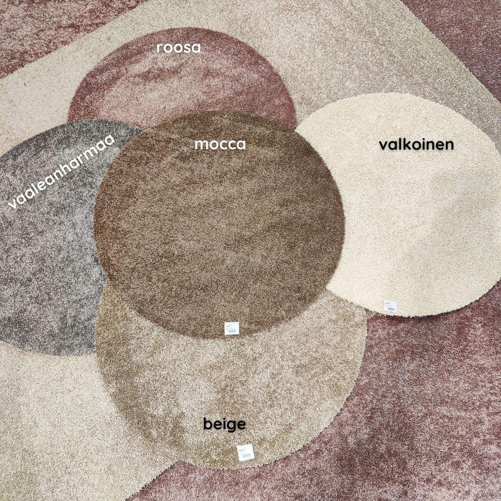 Cozy lyhytnukkainen matto - beige.