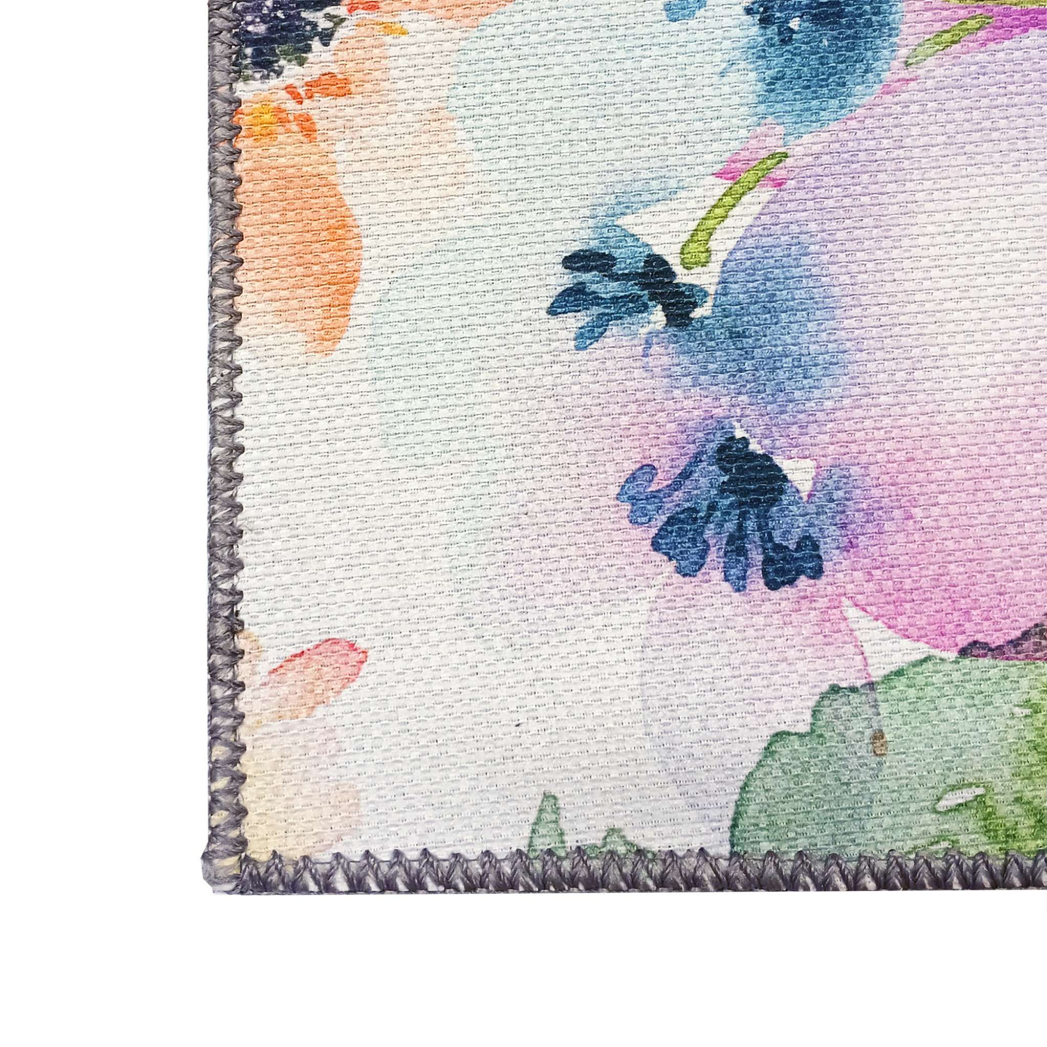 Daisy flower rug - purple