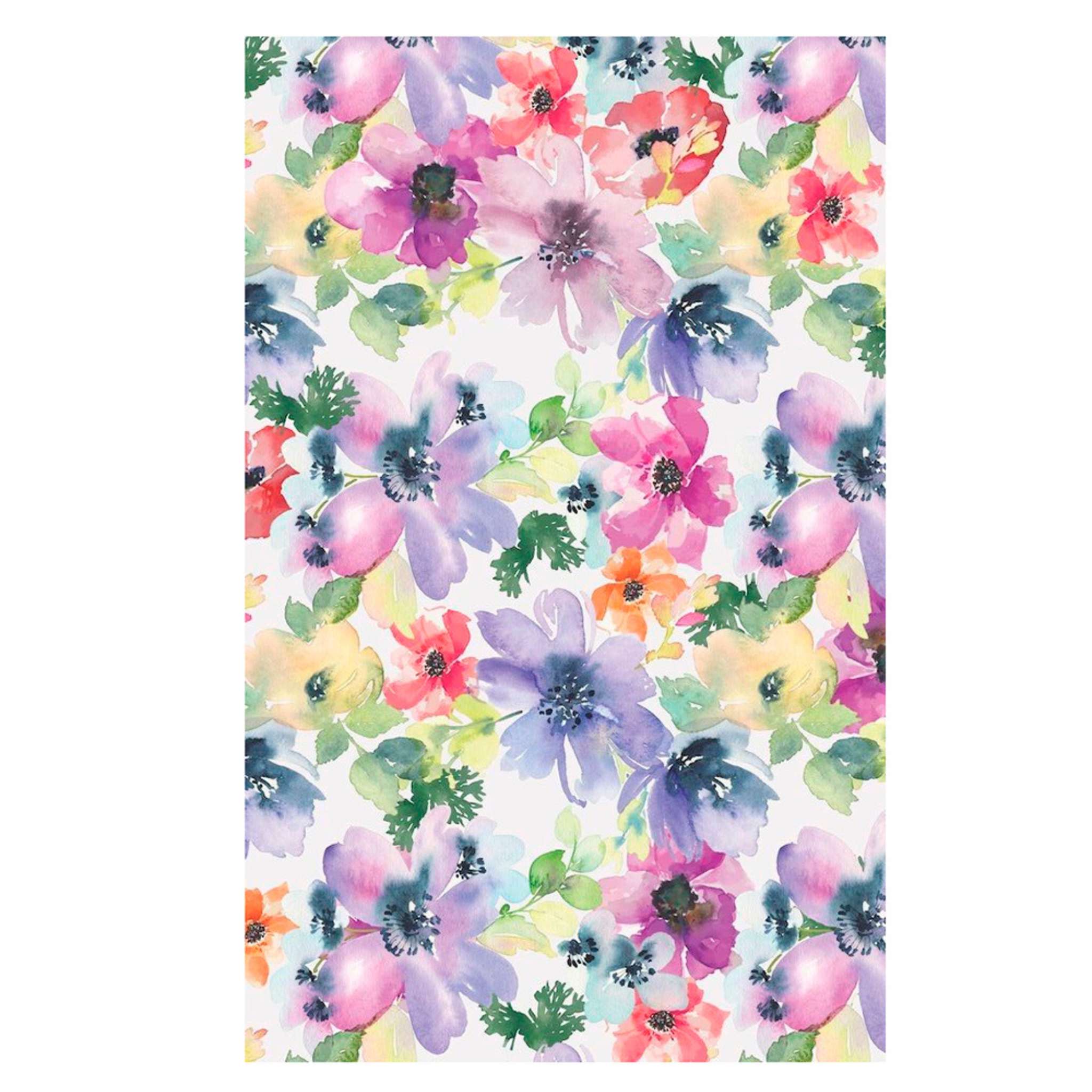Daisy flower rug - purple