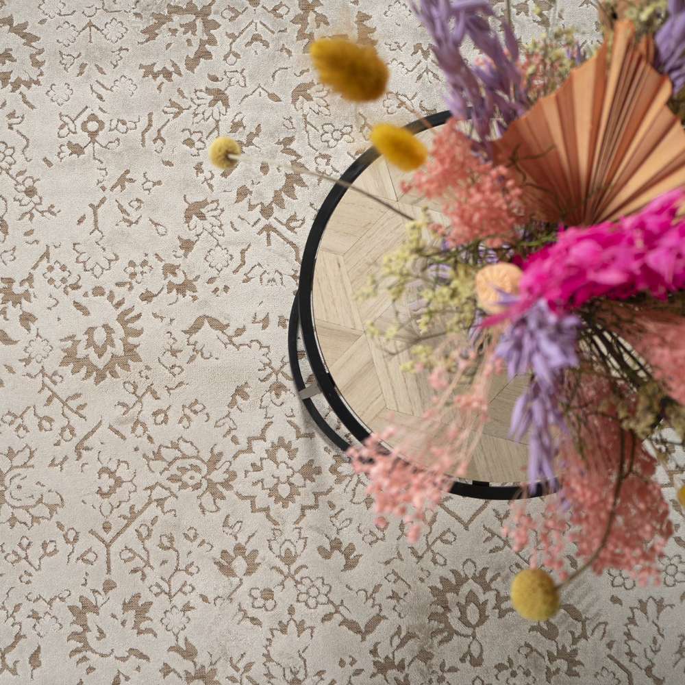 Elisabeth viskoosimatto - 05 vaalea beige.