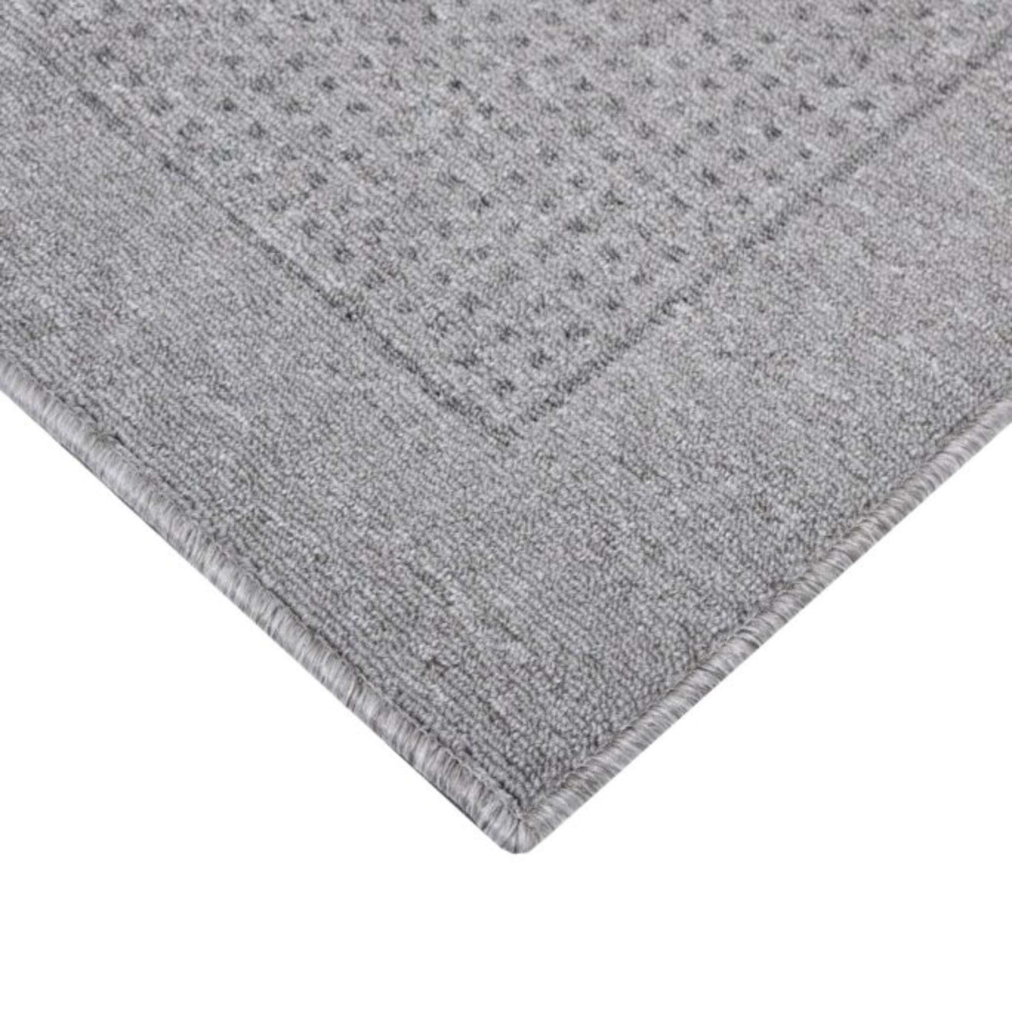 Fanni rubber backed rug - Light gray