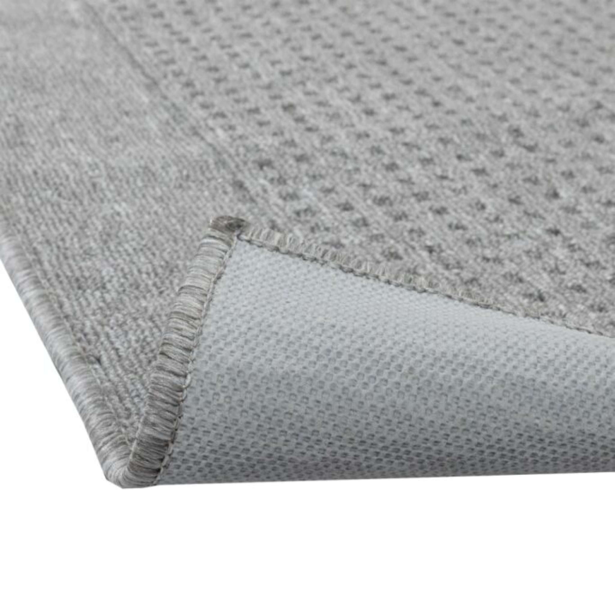 Fanni rubber backed rug - Light gray
