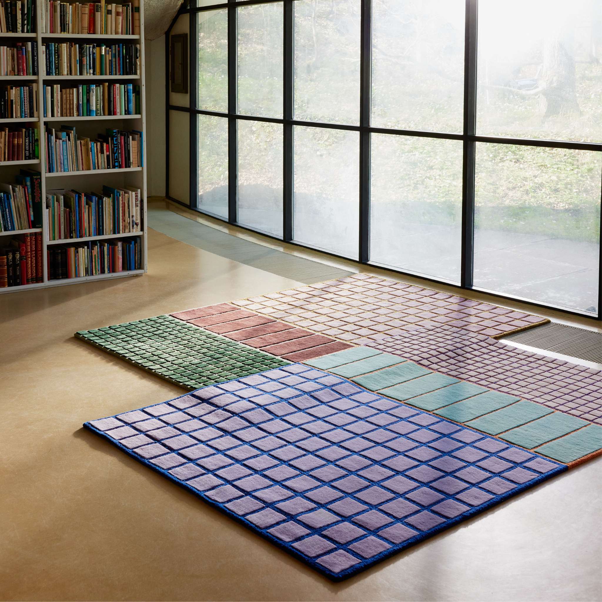 Finarte Baden Wool rug - Pink