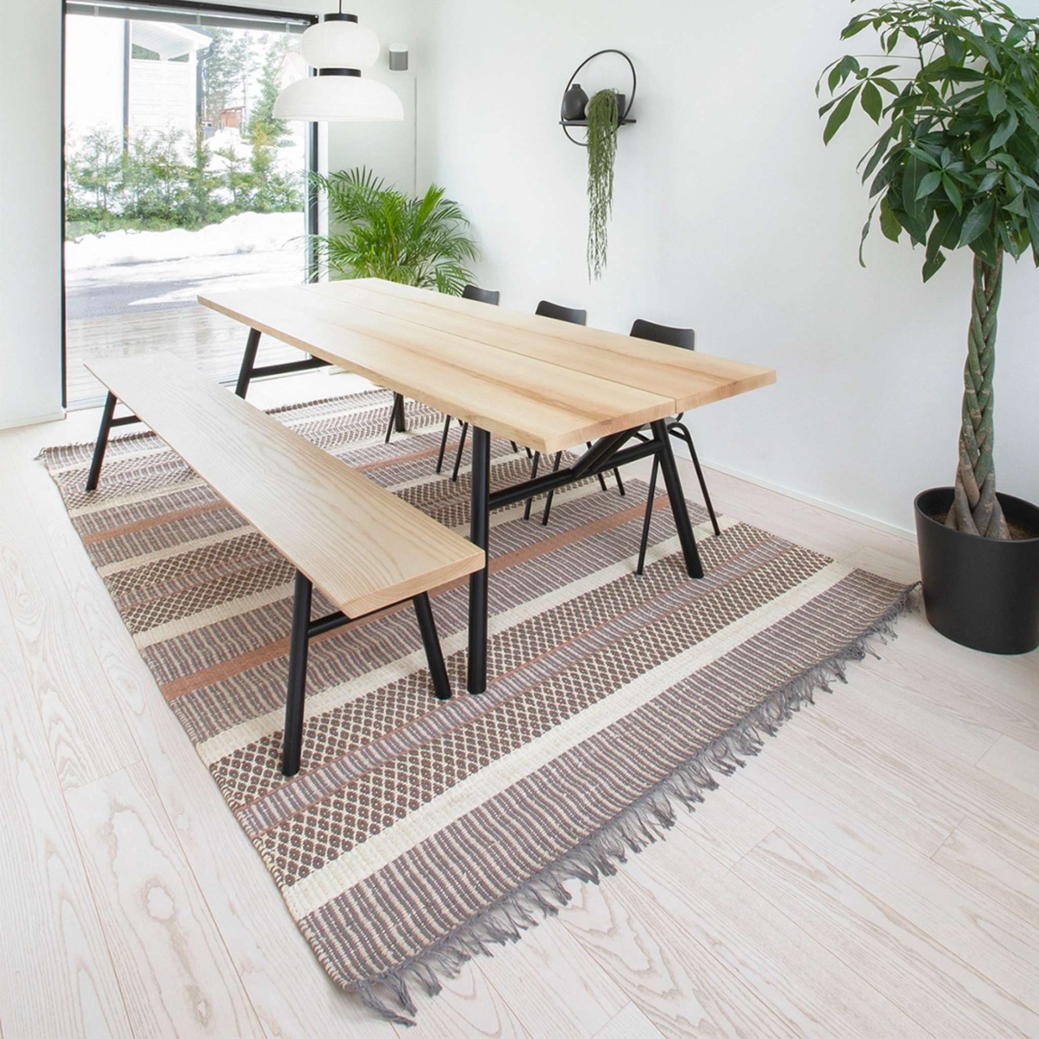 Finarte Birgitta puuvillamatto - Beige