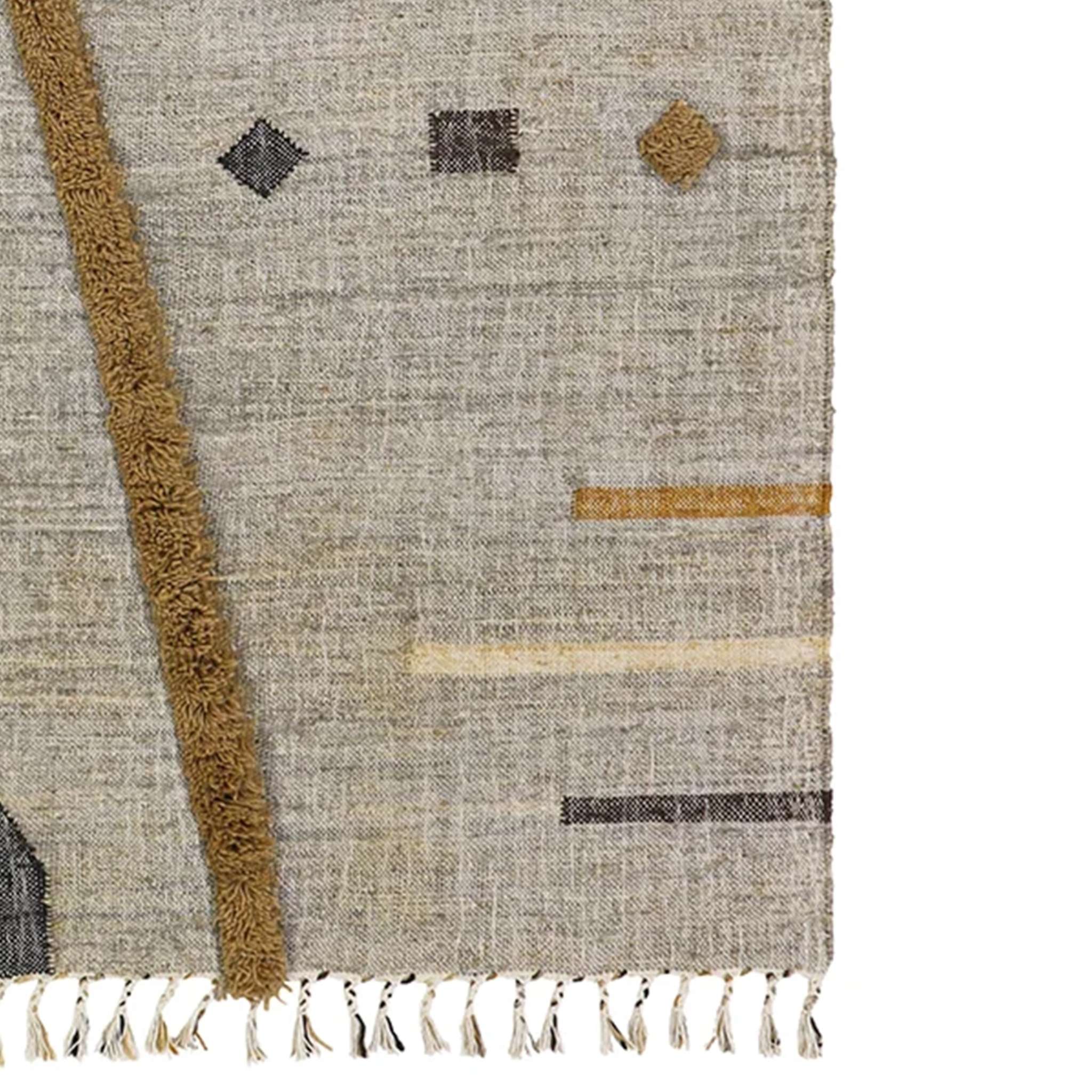 Finarte Helix jute rug - Gray
