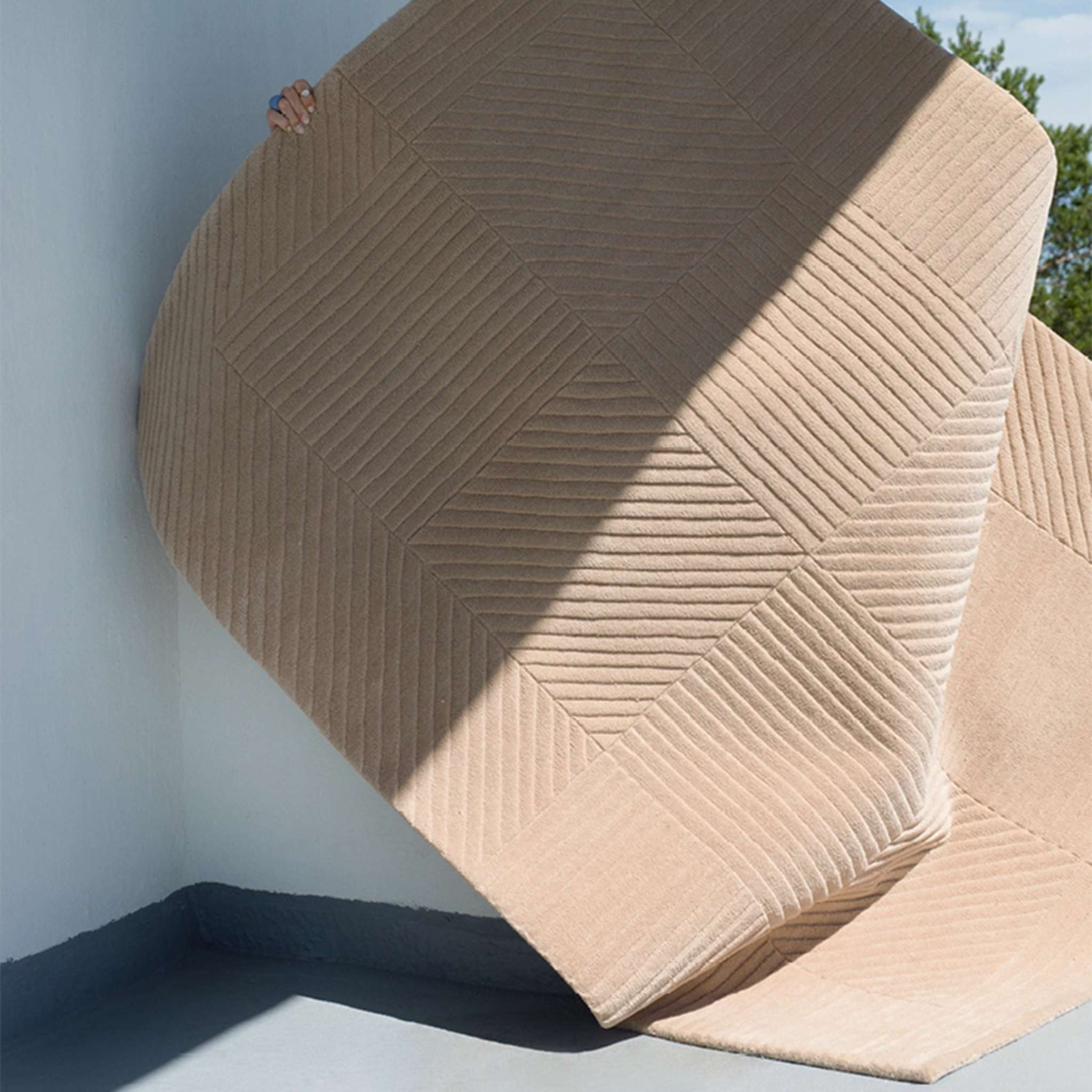 Finarte Kvartsi Wool rug - Rose Pink