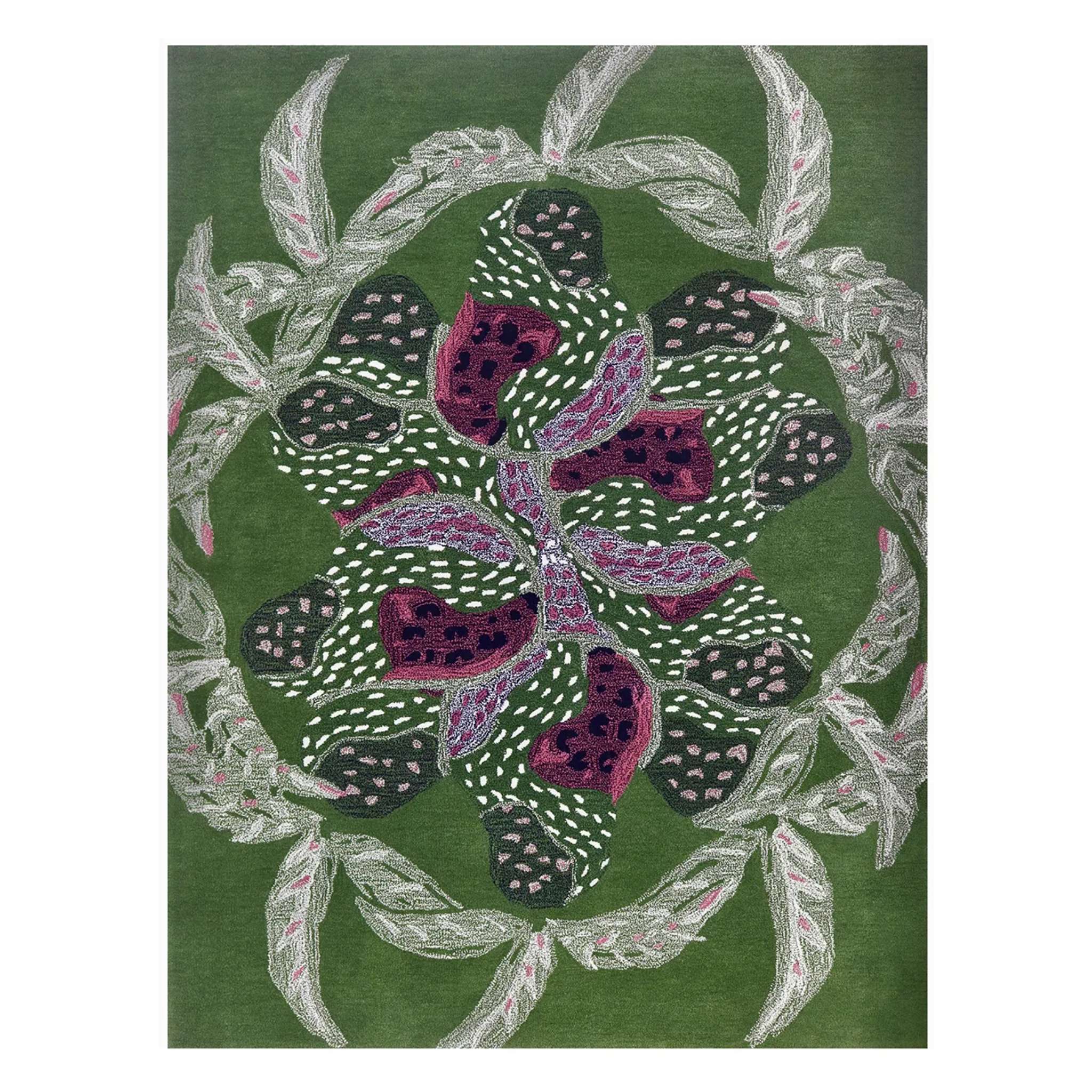 Finarte Oasis Wool rug - Green
