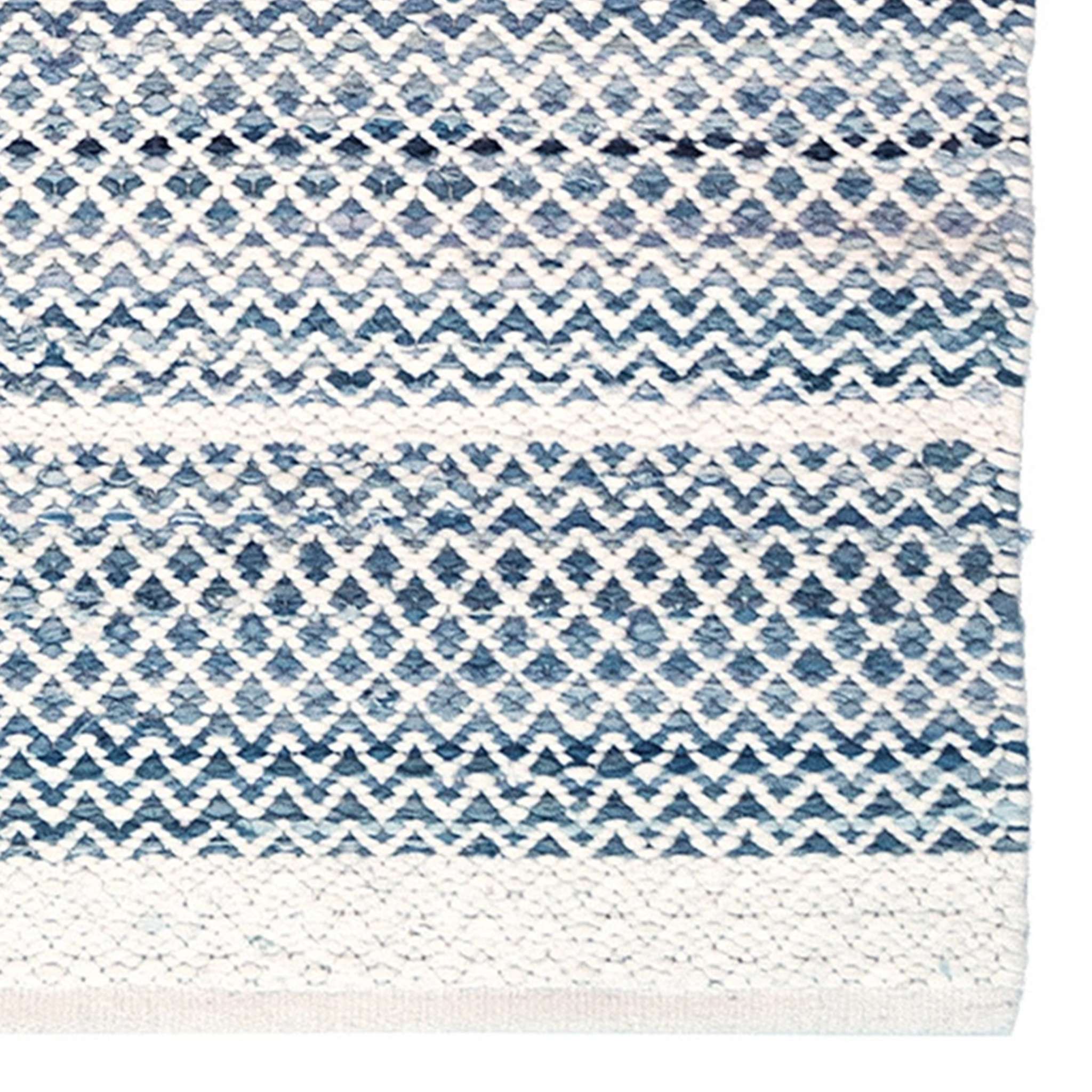 Finarte Usva Cotton rug - Blue